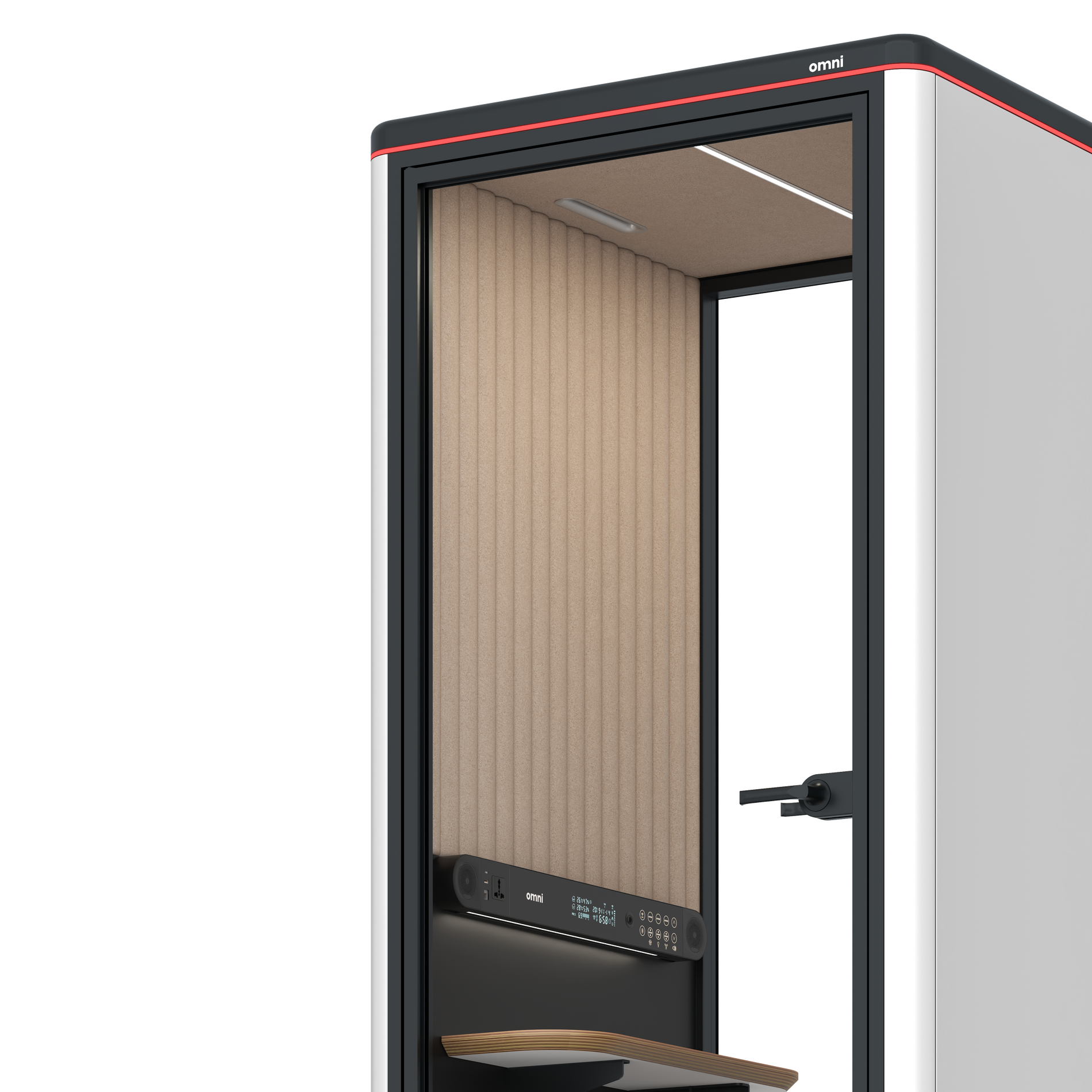 Omni OneCompact Sit-down / WhiteRAL Pure White / Beige Corrugated