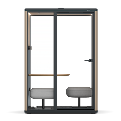 Omni Two - Corner Sofa - Diagonal Table