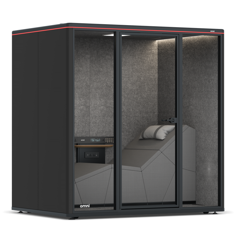 Omni SleepRAL Zwart / Donkergrijs PET-paneel