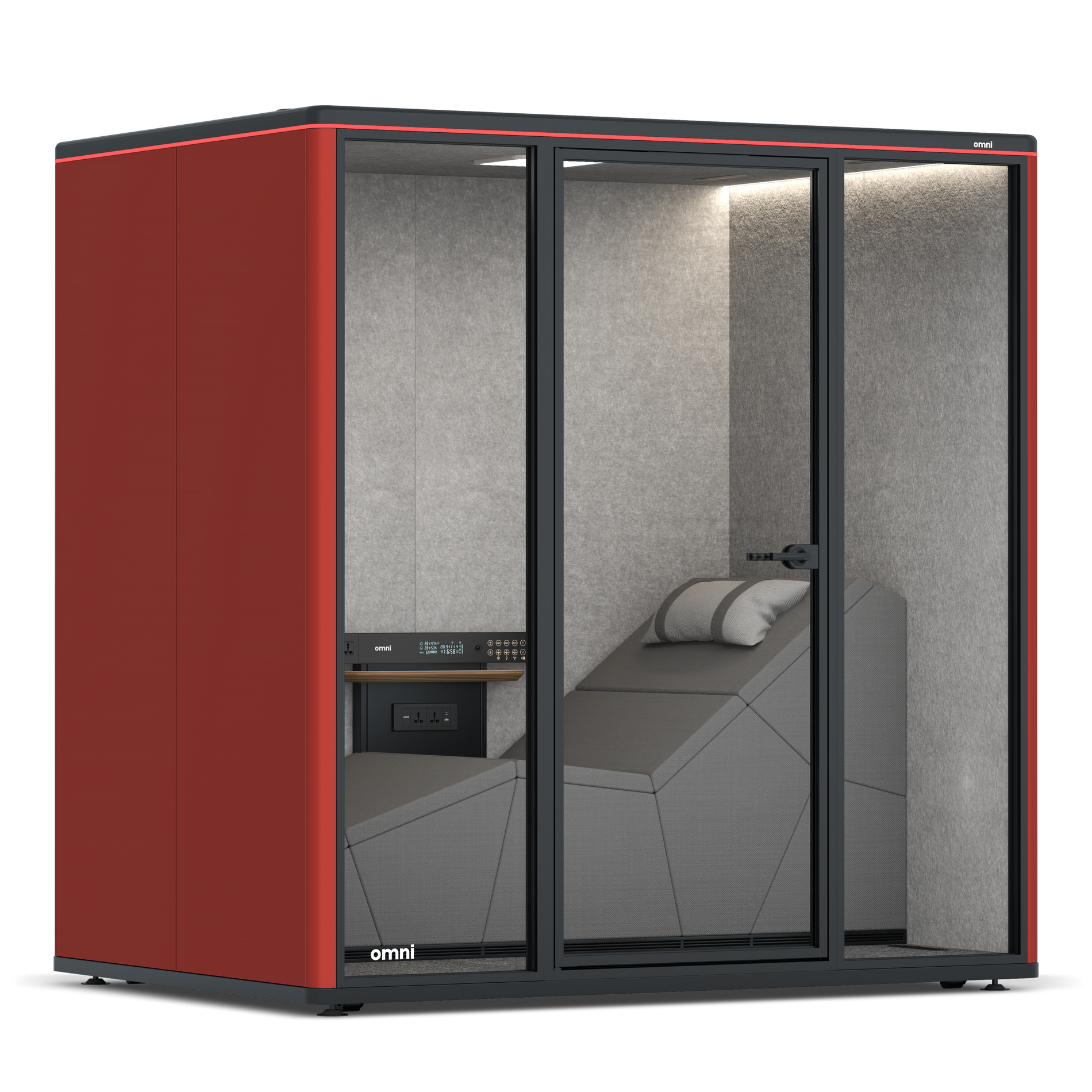 Omni SleepRAL Tomato Red / #a49f98