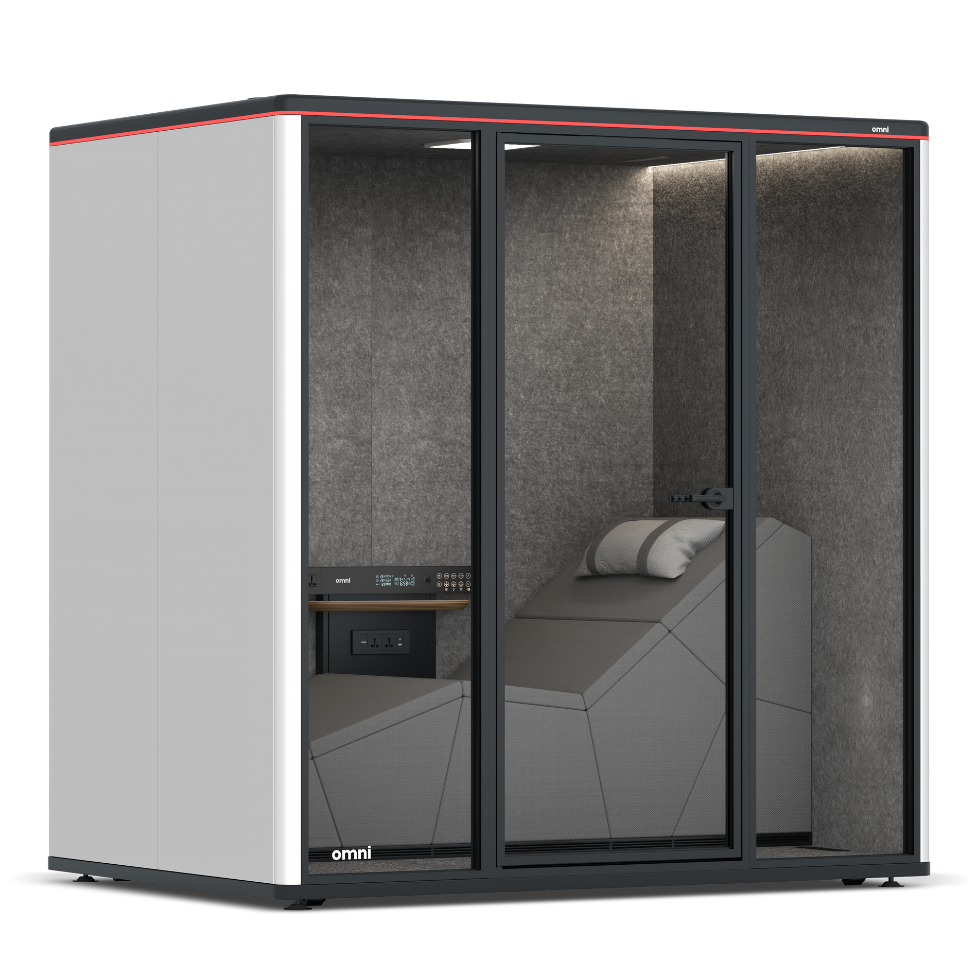 Omni SleepWhiteRAL Pure White / #615f5d