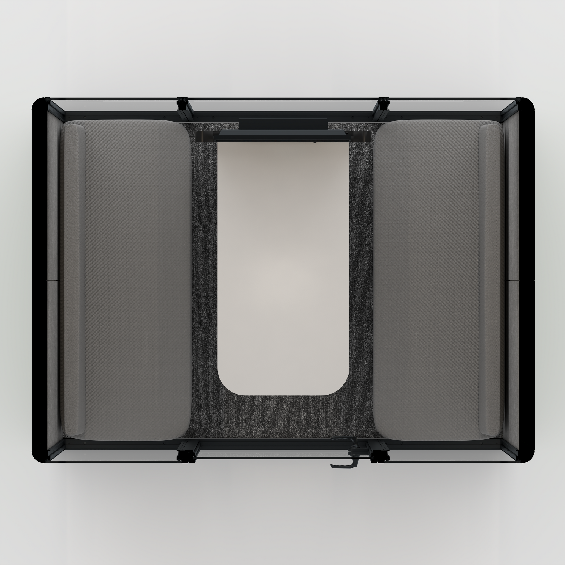 Omni FourSofa (+ Monitor Stand) / Gabriel Medley Ocean Pebble / #a49f98
