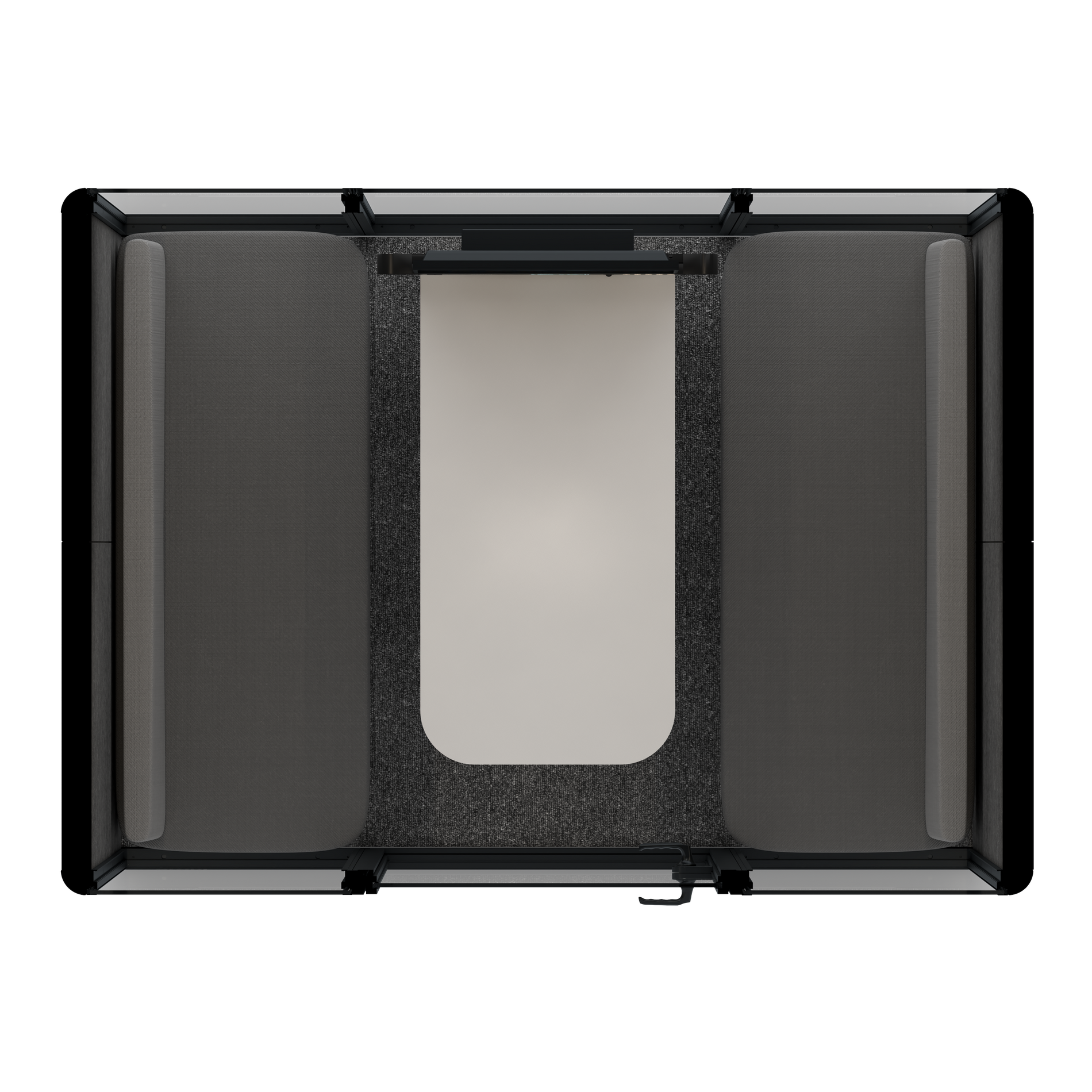Omni FourSofa (+ Monitor Stand) / Gabriel Medley Black / #615f5d