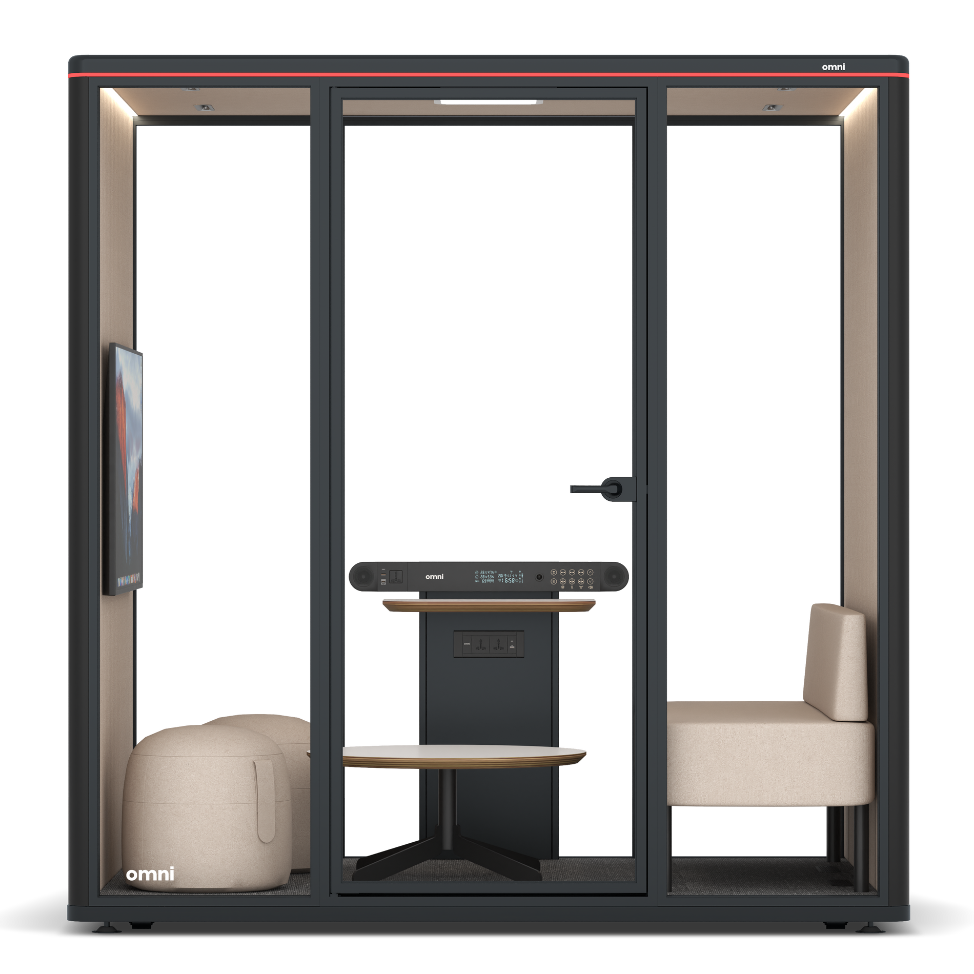 Omni FourLounge / RAL Black / #a18e7e