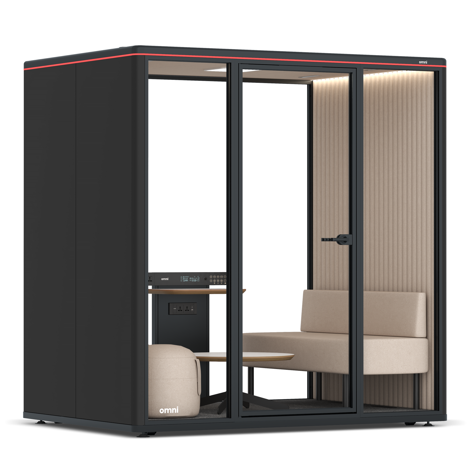 Omni FourLounge / RAL Black / #a18e7e