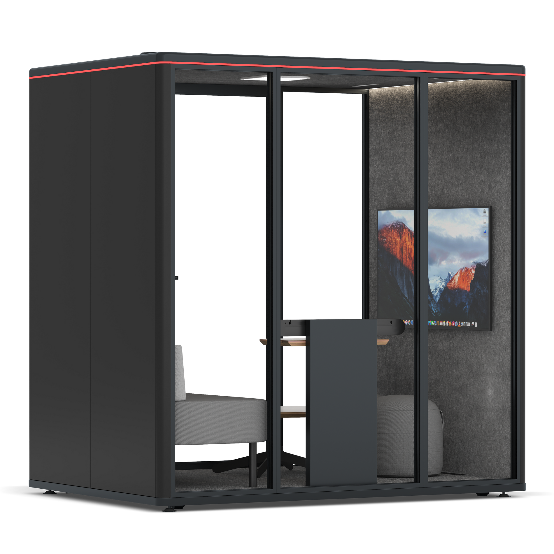 Omni FourLounge / RAL Black / #615f5d