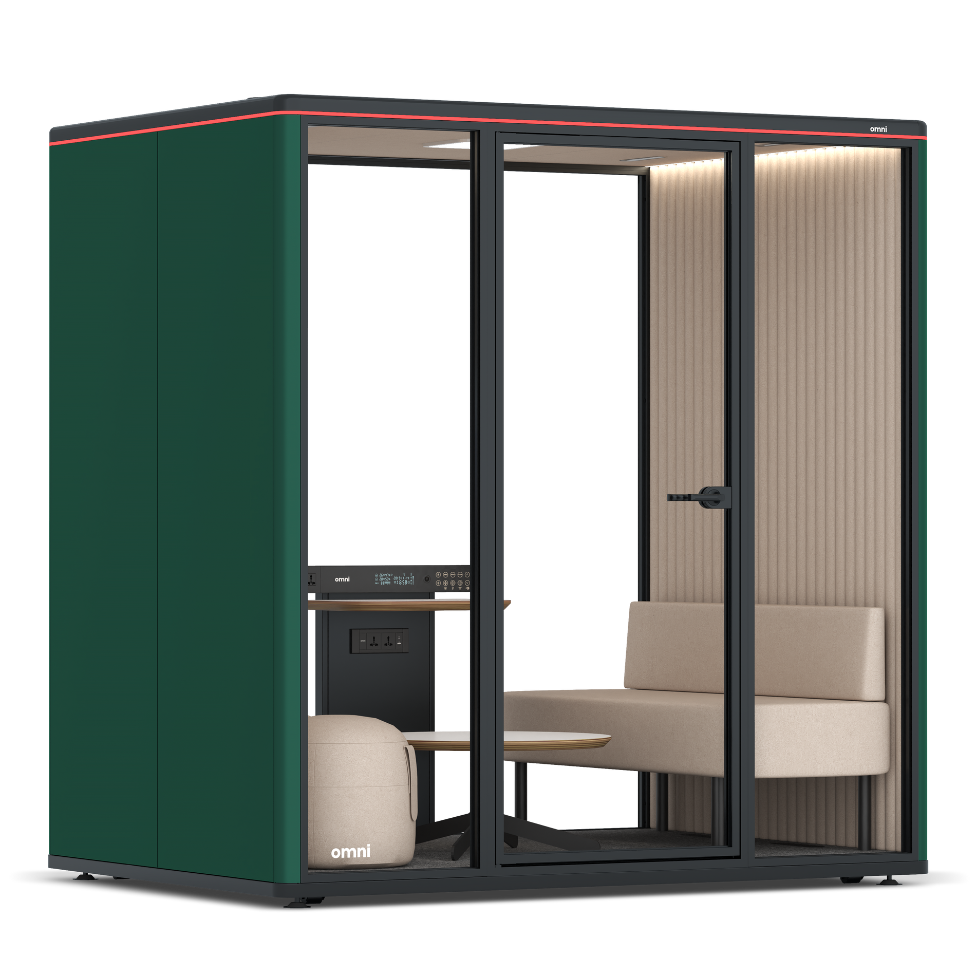 Omni FourLounge / RAL Moss Green / #a18e7e