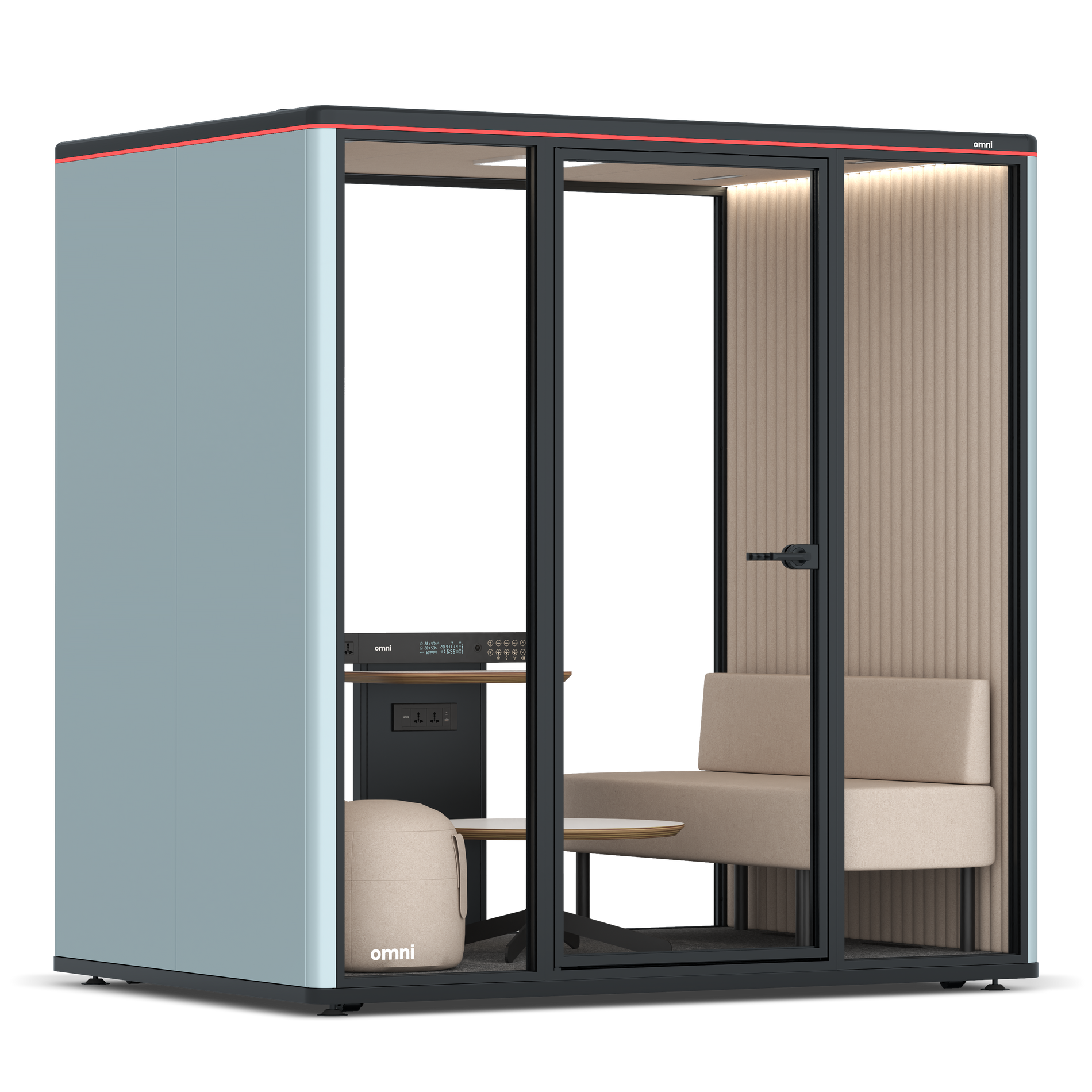 Omni FourLounge / RAL Grey Blue / #a18e7e