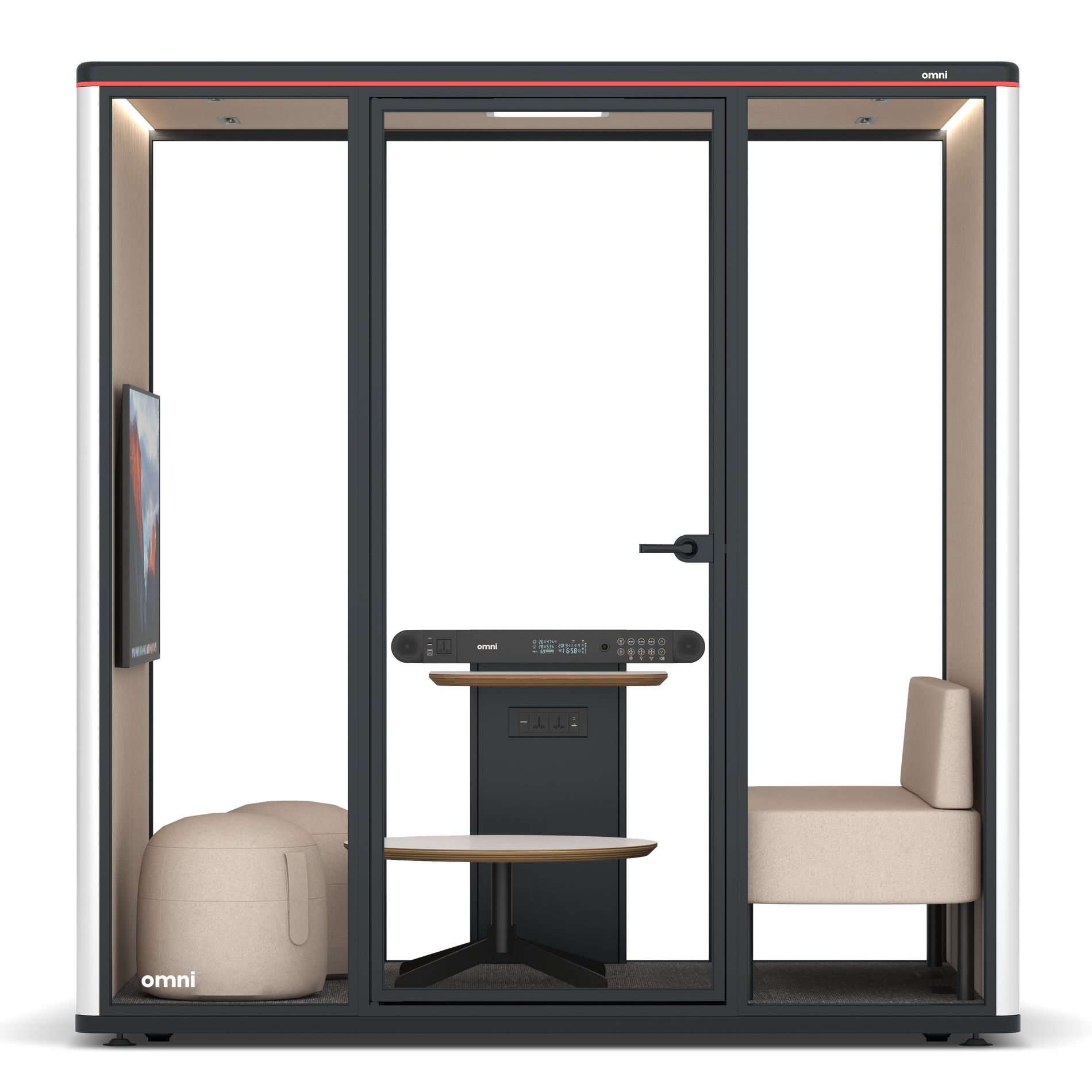 Omni FourLounge / WhiteRAL Pure White / #a18e7e