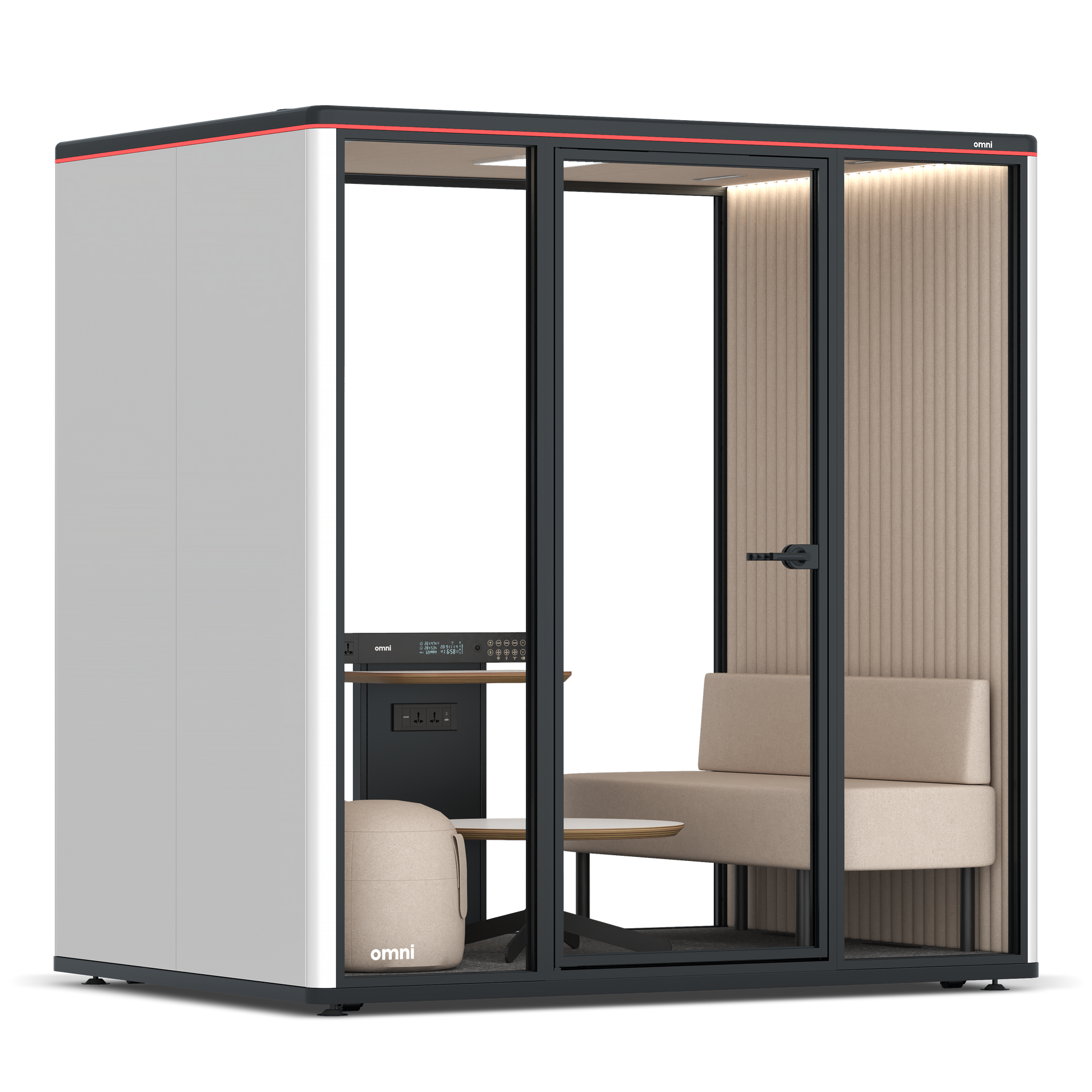 Omni FourLounge / WhiteRAL Pure White / #a18e7e