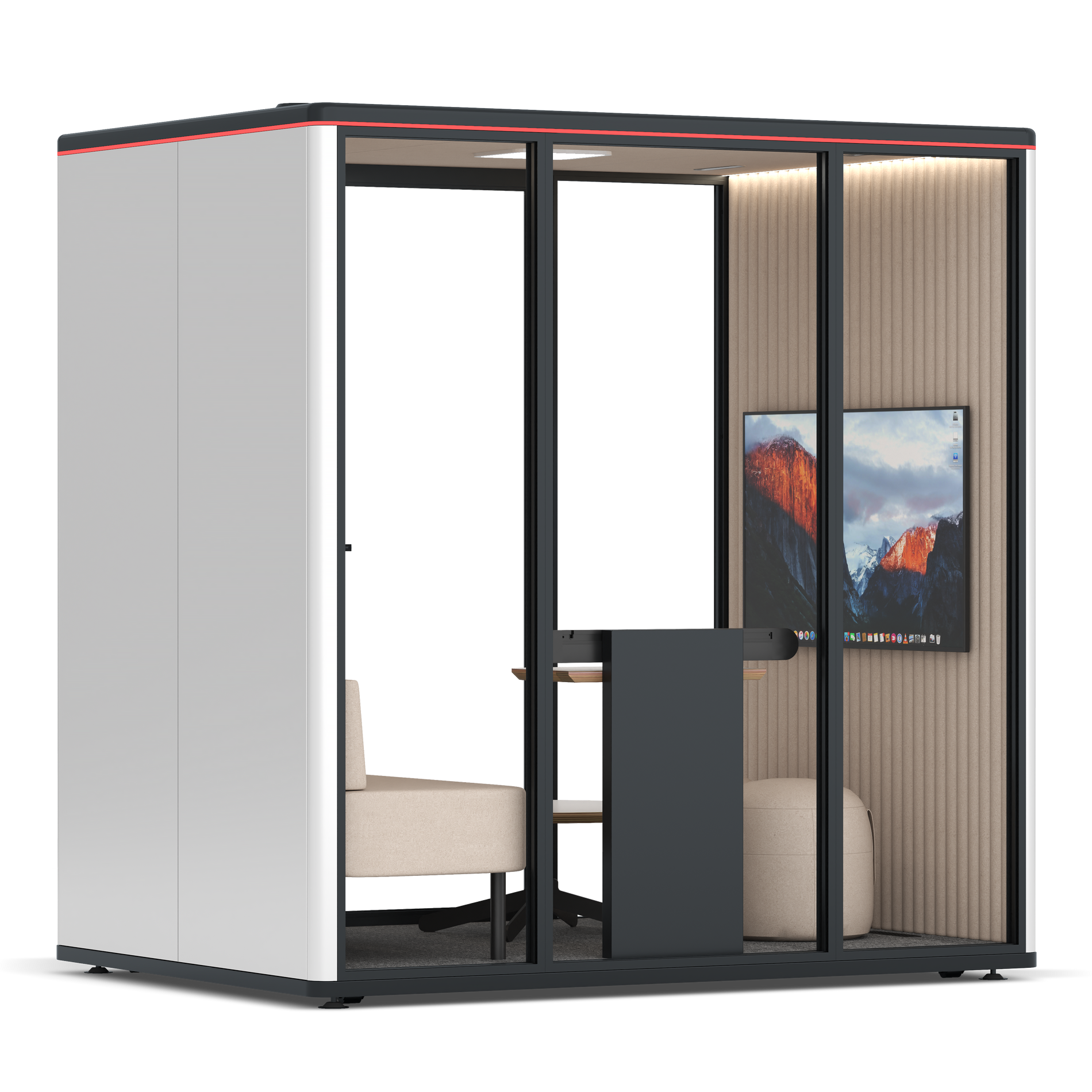 Omni FourLounge / WhiteRAL Pure White / #a18e7e