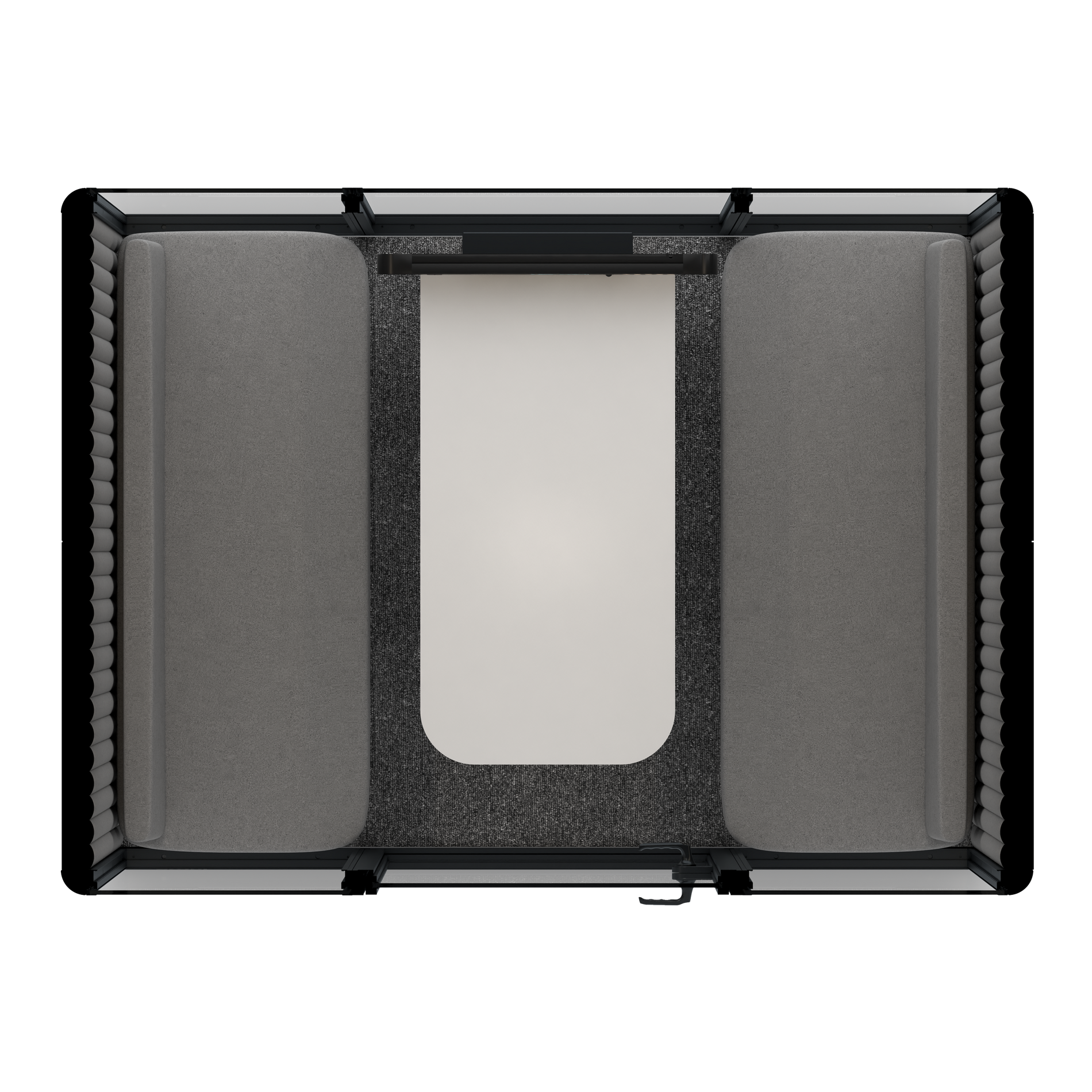 Omni FourSofa / RAL Black / #6d6c69