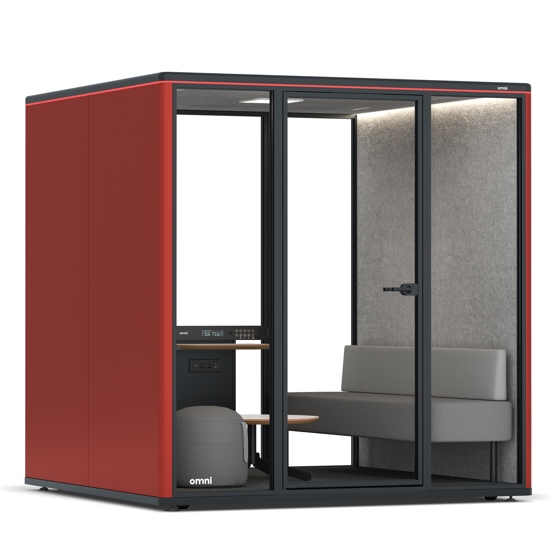 Omni SixLounge / RAL Tomato Red / #a49f98