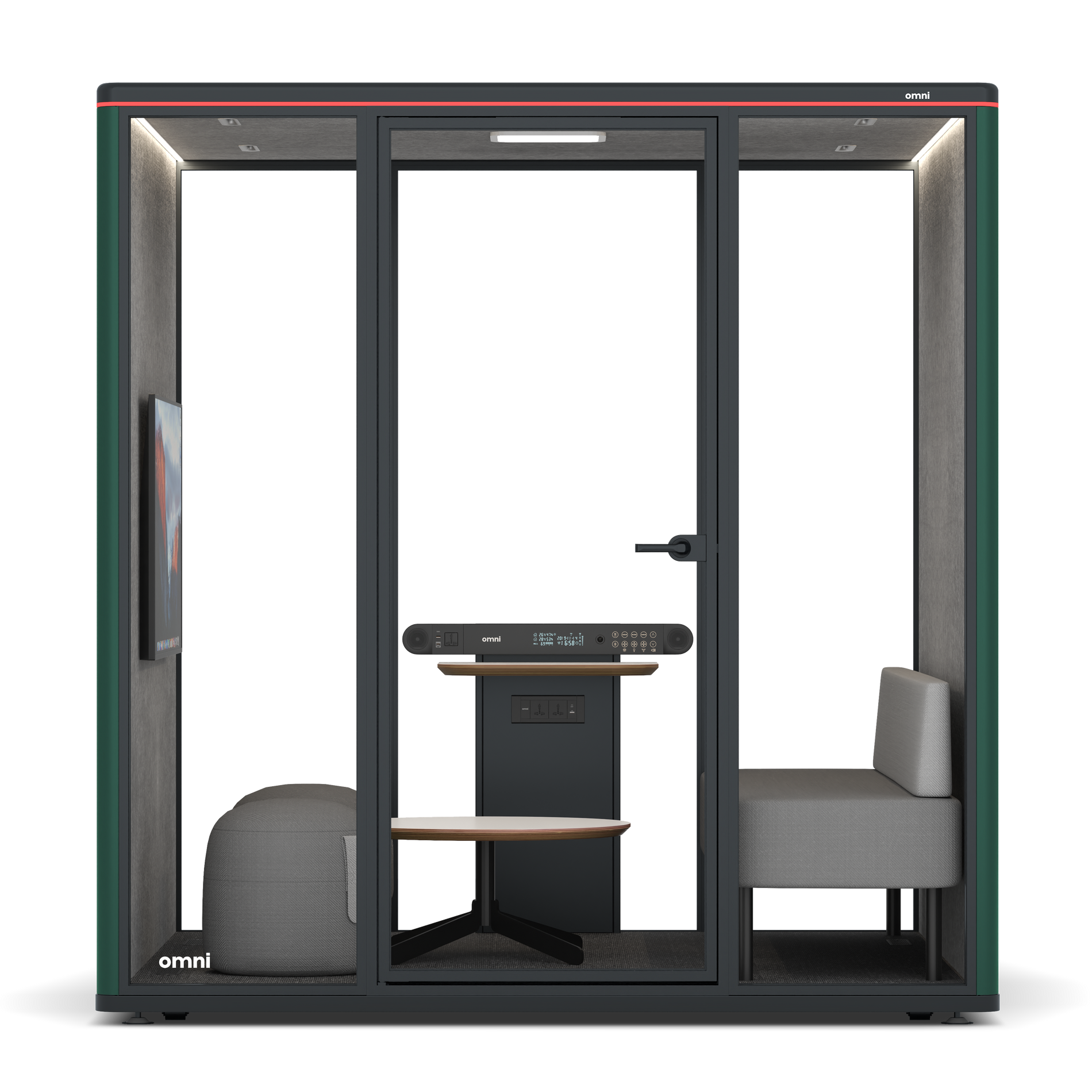 Omni SixLounge / RAL Moss Green / #a49f98