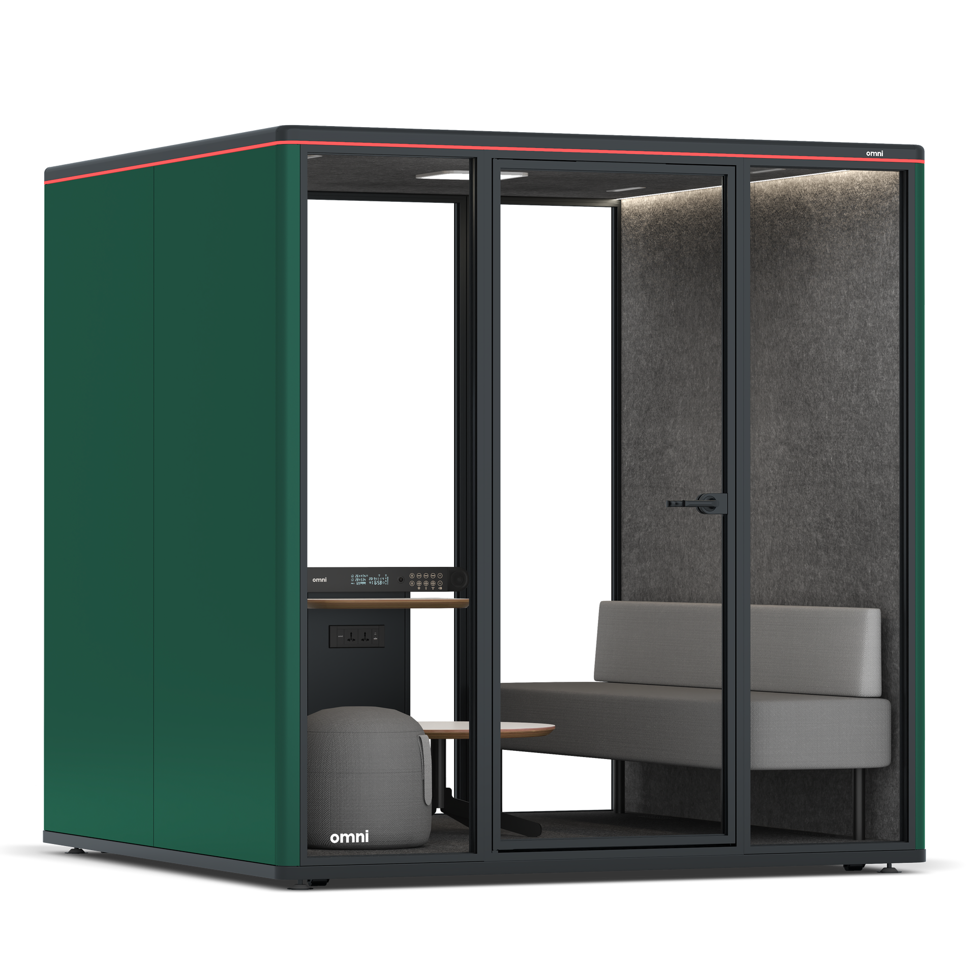 Omni SixLounge / RAL Moss Green / #615f5d