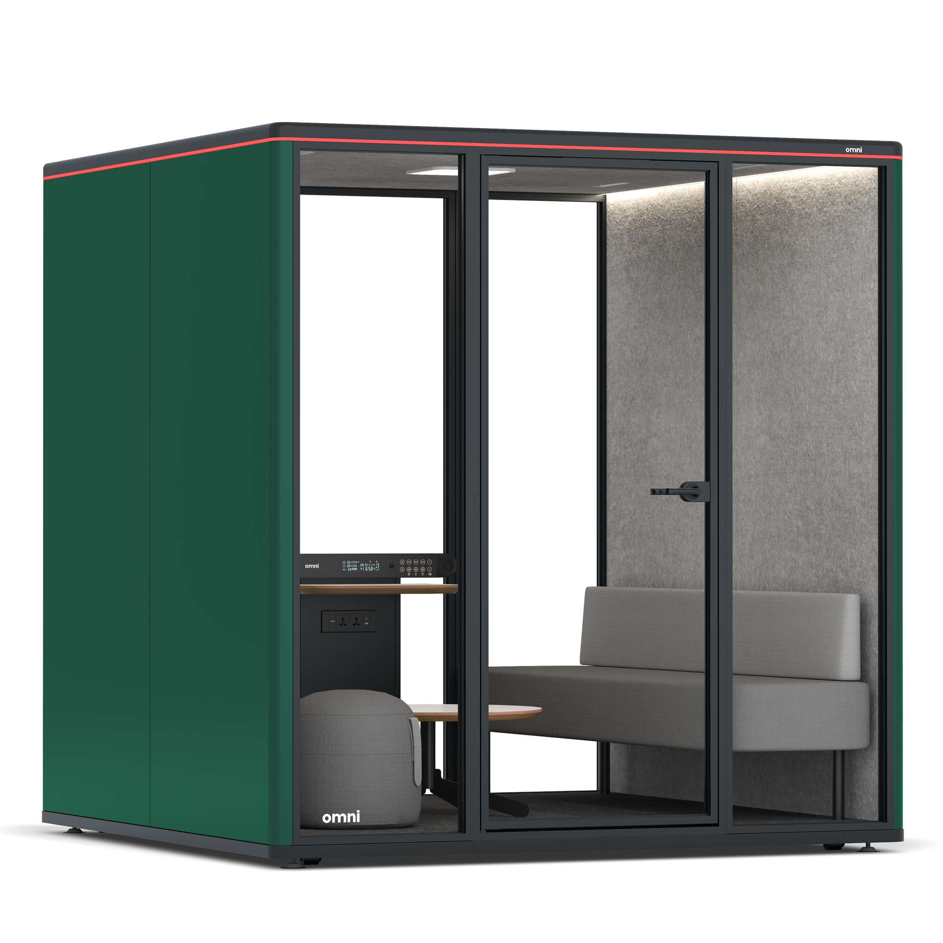 Omni SixLounge / RAL Moss Green / #a49f98