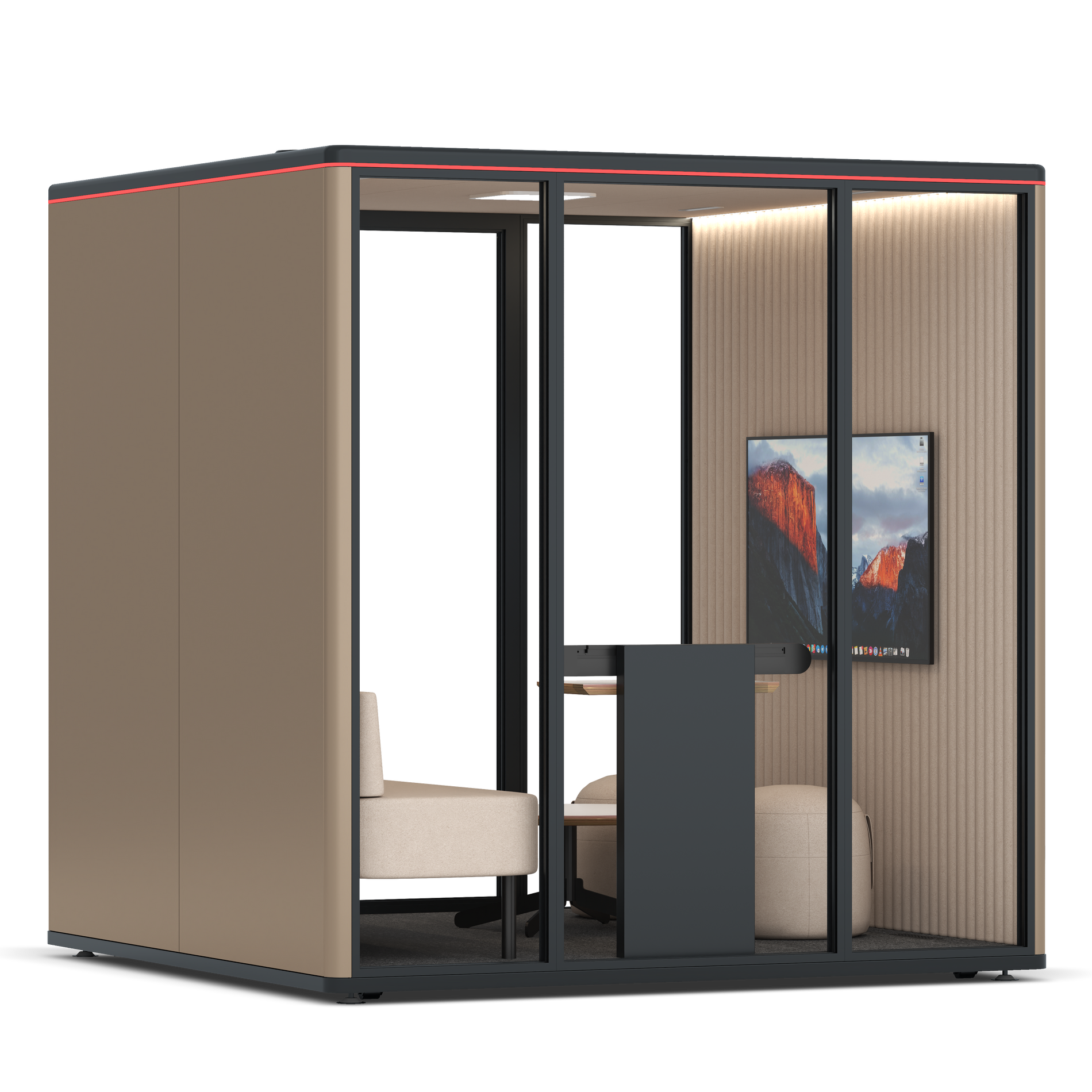Omni SixLounge / RAL Grey Beige / #a18e7e