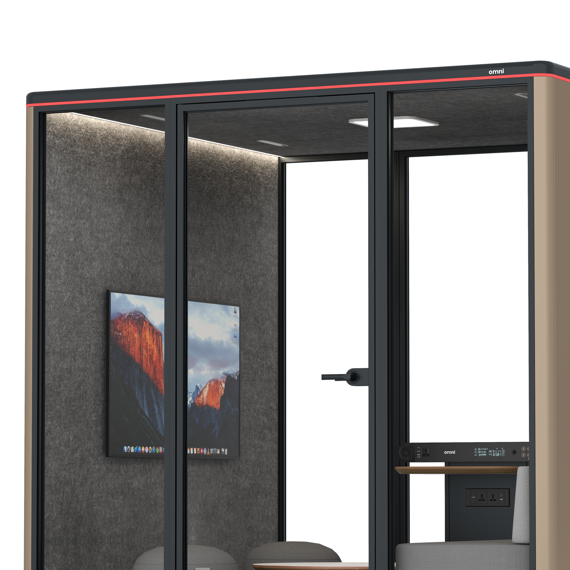 Omni SixLounge / RAL Grey Beige / #615f5d