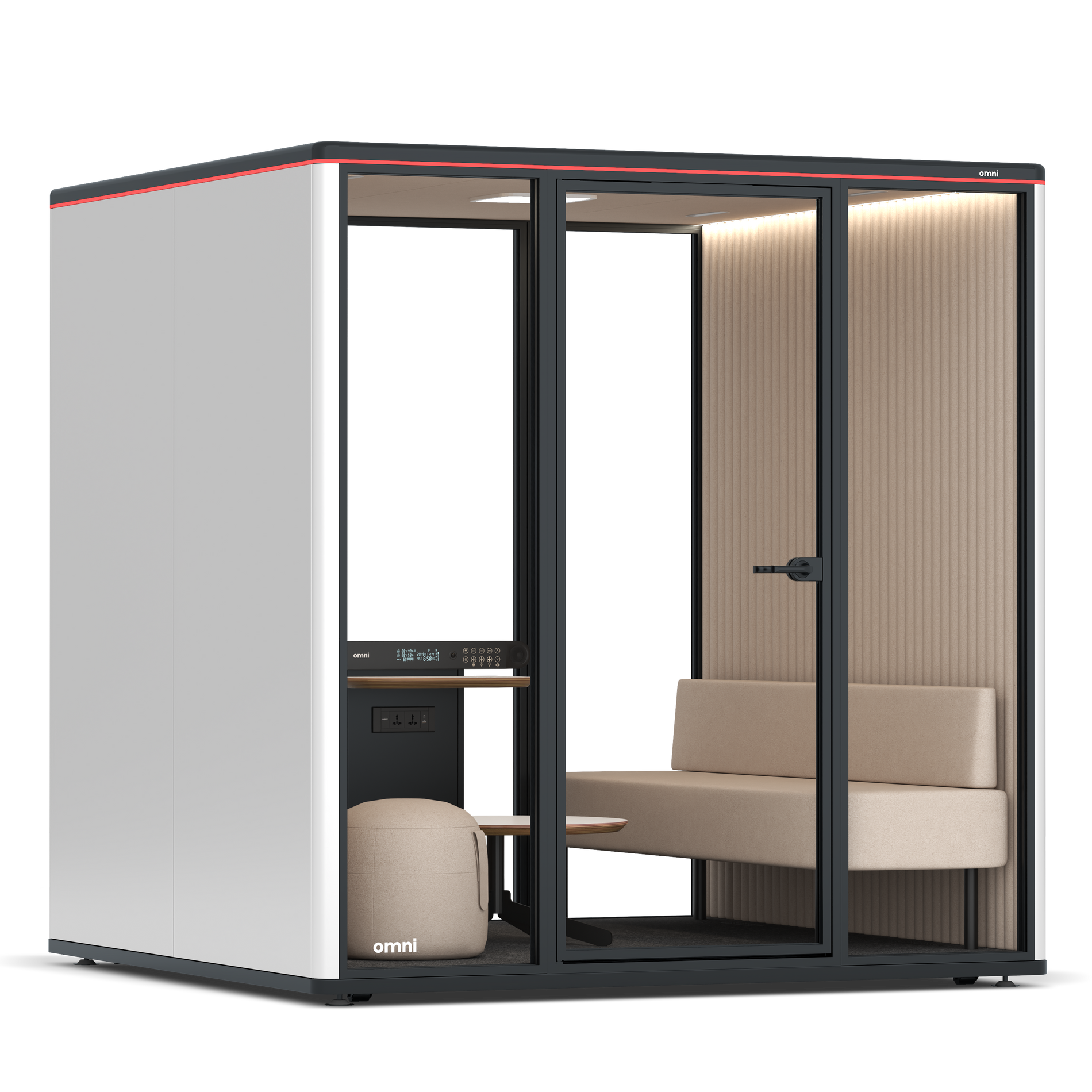 Omni SixLounge / WhiteRAL Pure White / #a18e7e