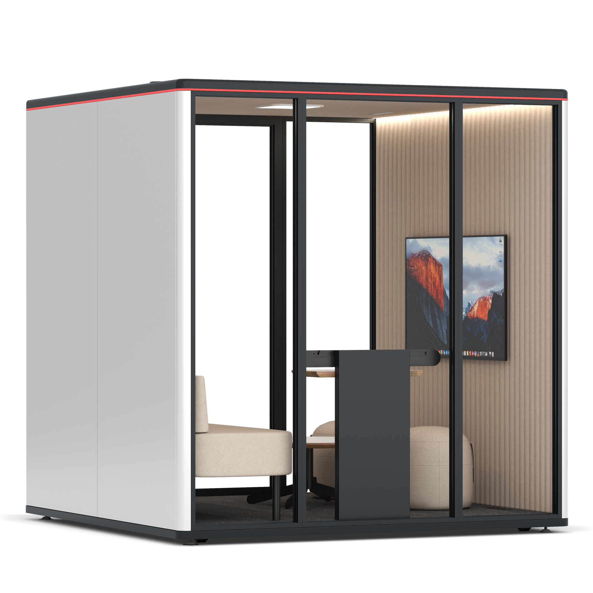 Omni SixLounge / WhiteRAL Pure White / #a18e7e