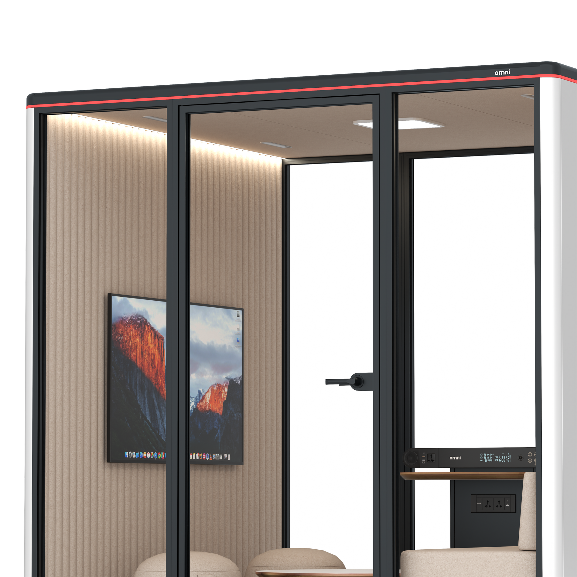 Omni SixLounge / WhiteRAL Pure White / #a18e7e