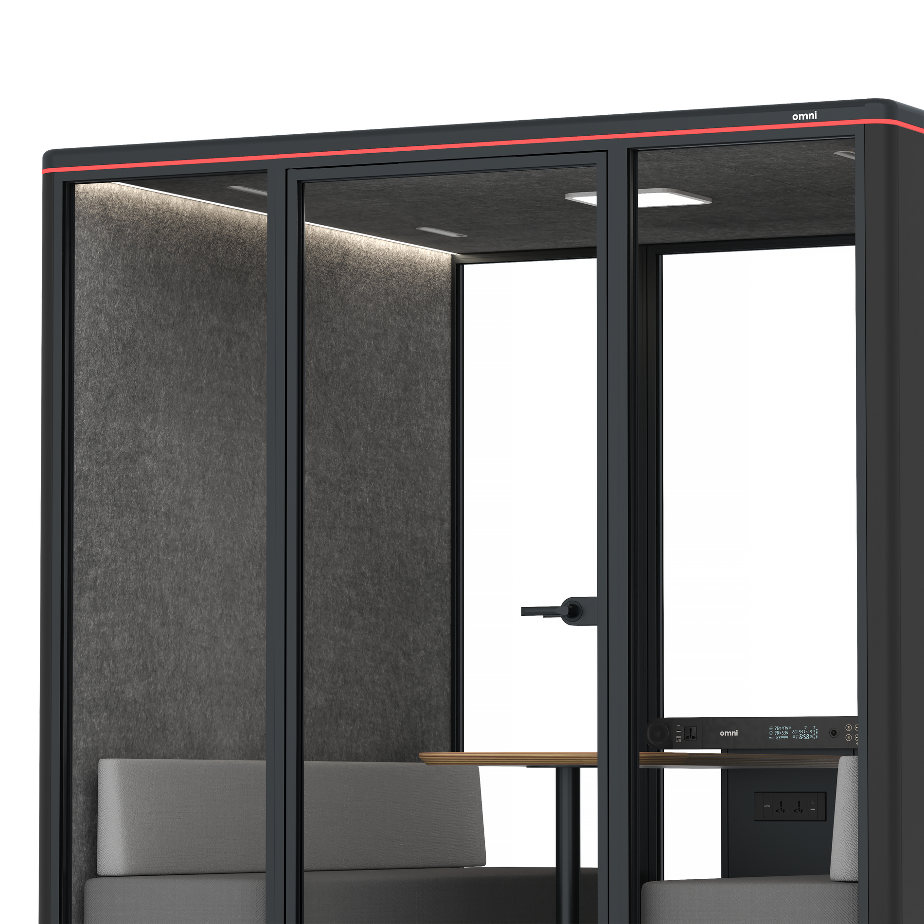 Omni SixSofa / RAL Black / #615f5d