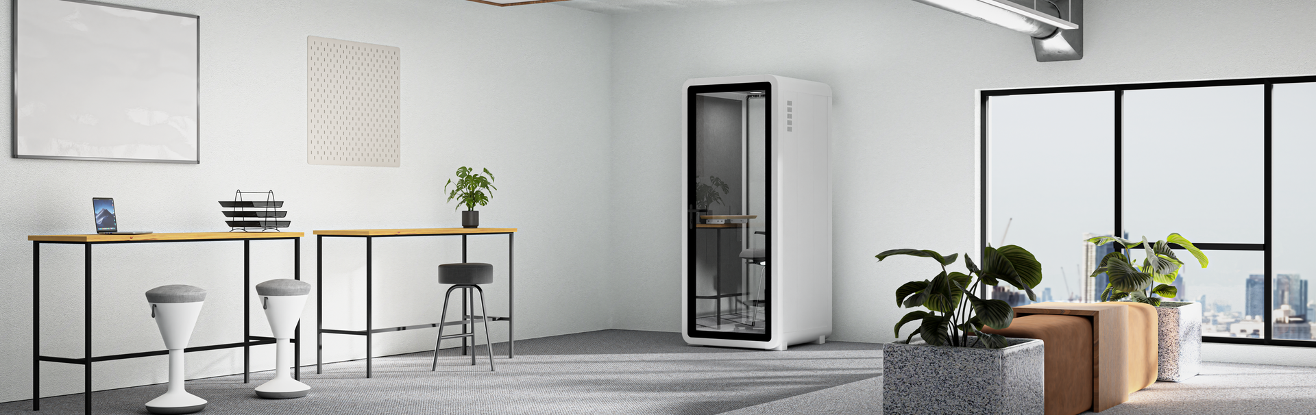 Bewegliche Silence Booth