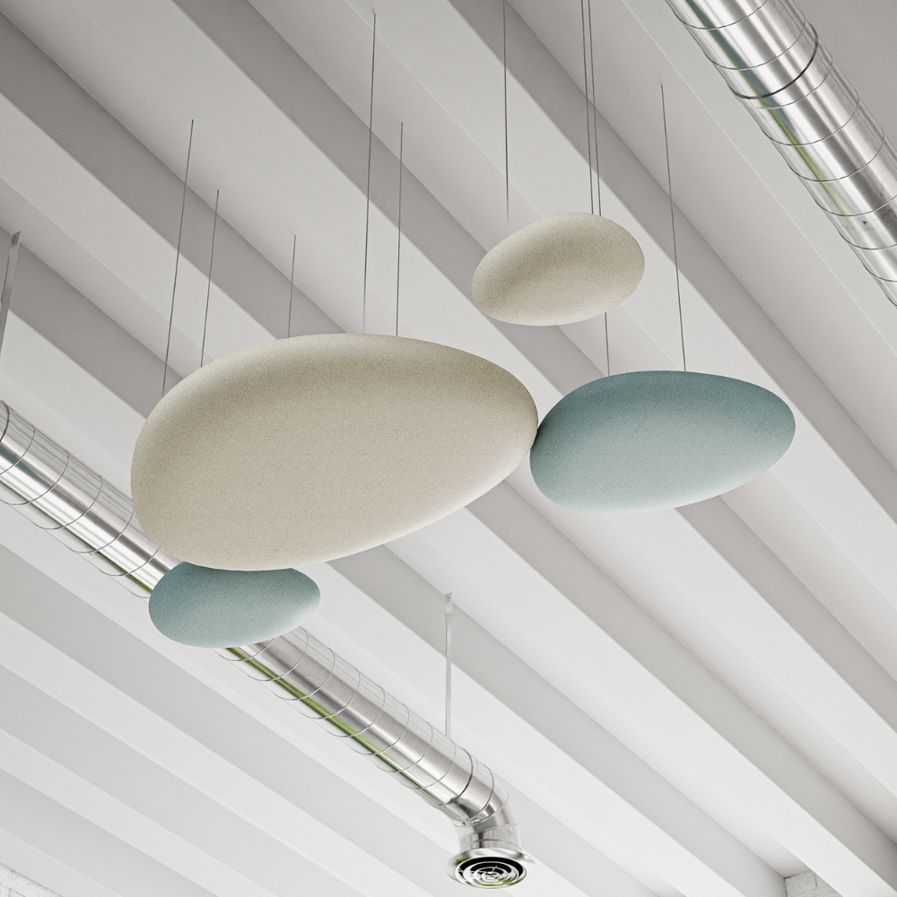 Panneaux acoustiques de plafond et de murBeige / Teal