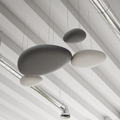 Folio Pebble - Acoustic Ceiling Panels Set