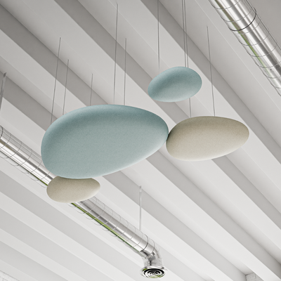 Folio Pebble - Acoustic Ceiling Panels Set