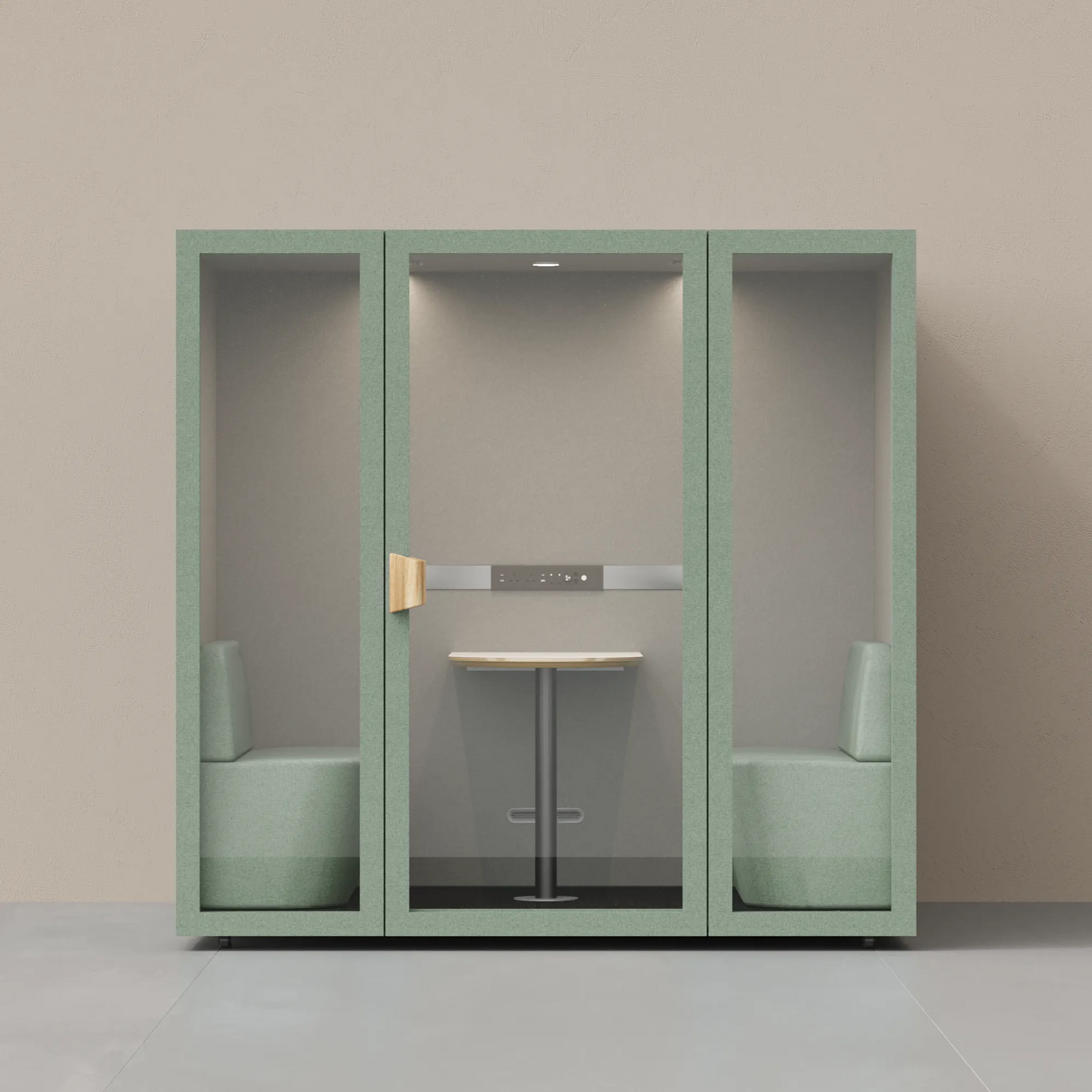 Folio Office Pod - 2-4 PersonFolio Dusty Teal / Furniture As Per Images