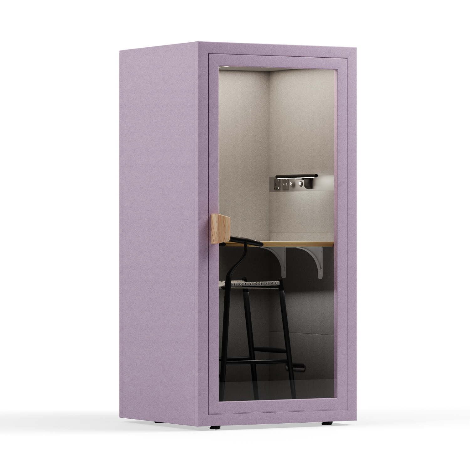 Folio Stand Up Soundproof Phone BoothFolio Blush / Furniture Set 1