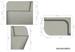 Folio Solo Booth SofaDefault Title