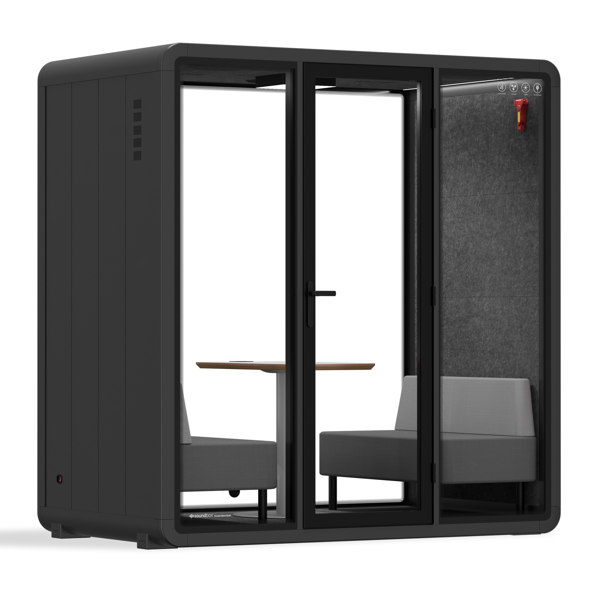 Quell Demi PlusCharcoal / Dark Grey / Furniture Set 1