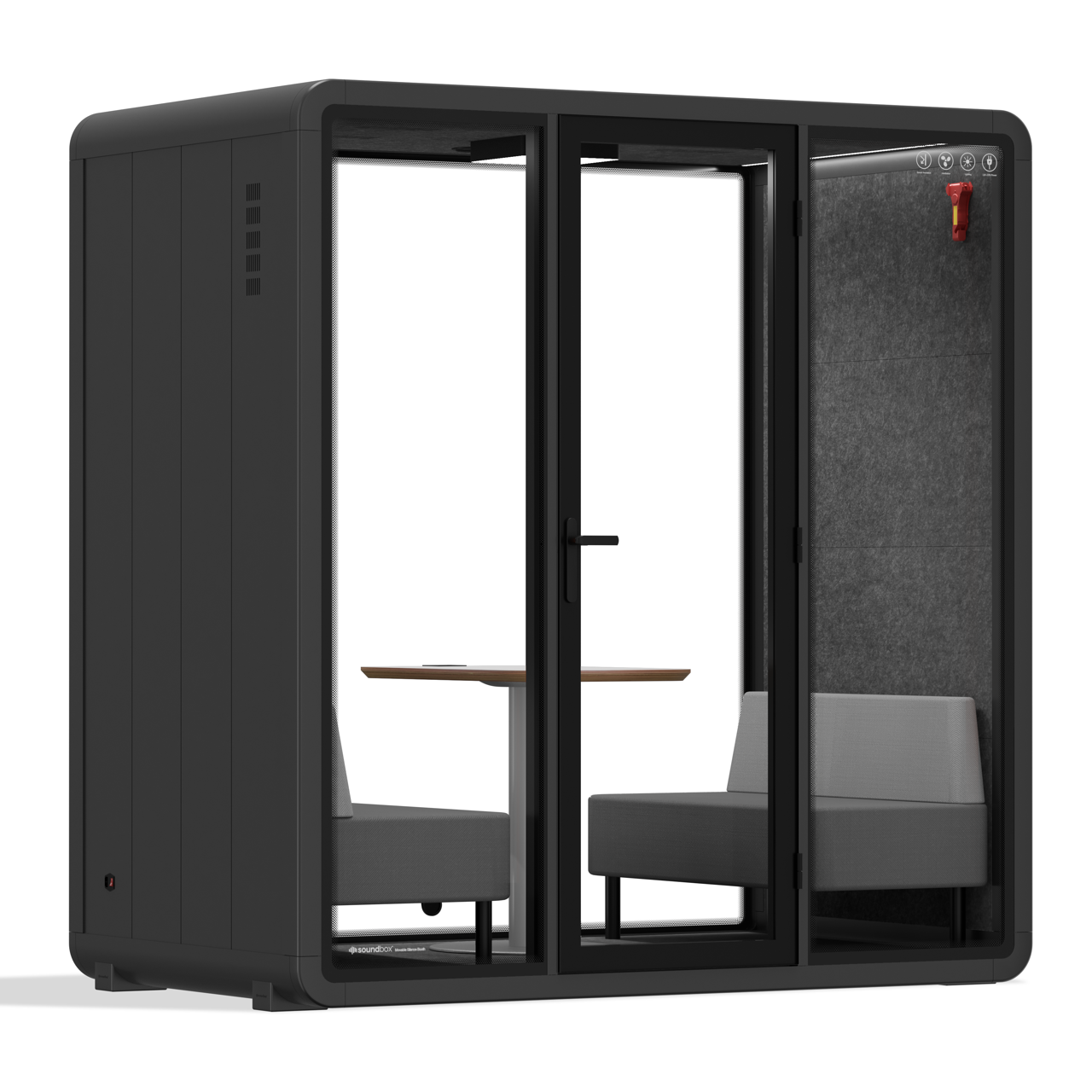 Quell Demi PlusCharcoal / Dark Grey / Furniture Set 1