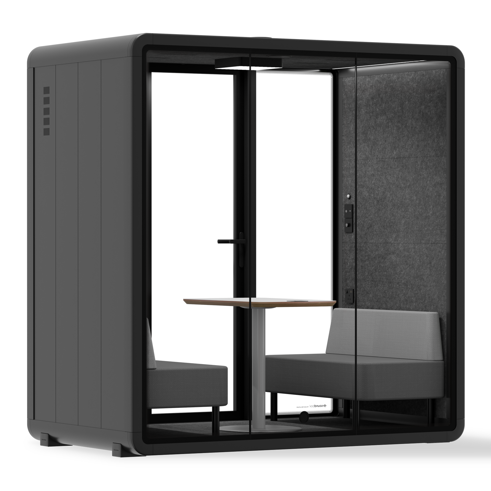 Quell Demi PlusCharcoal / Dark Grey / Furniture Set 1