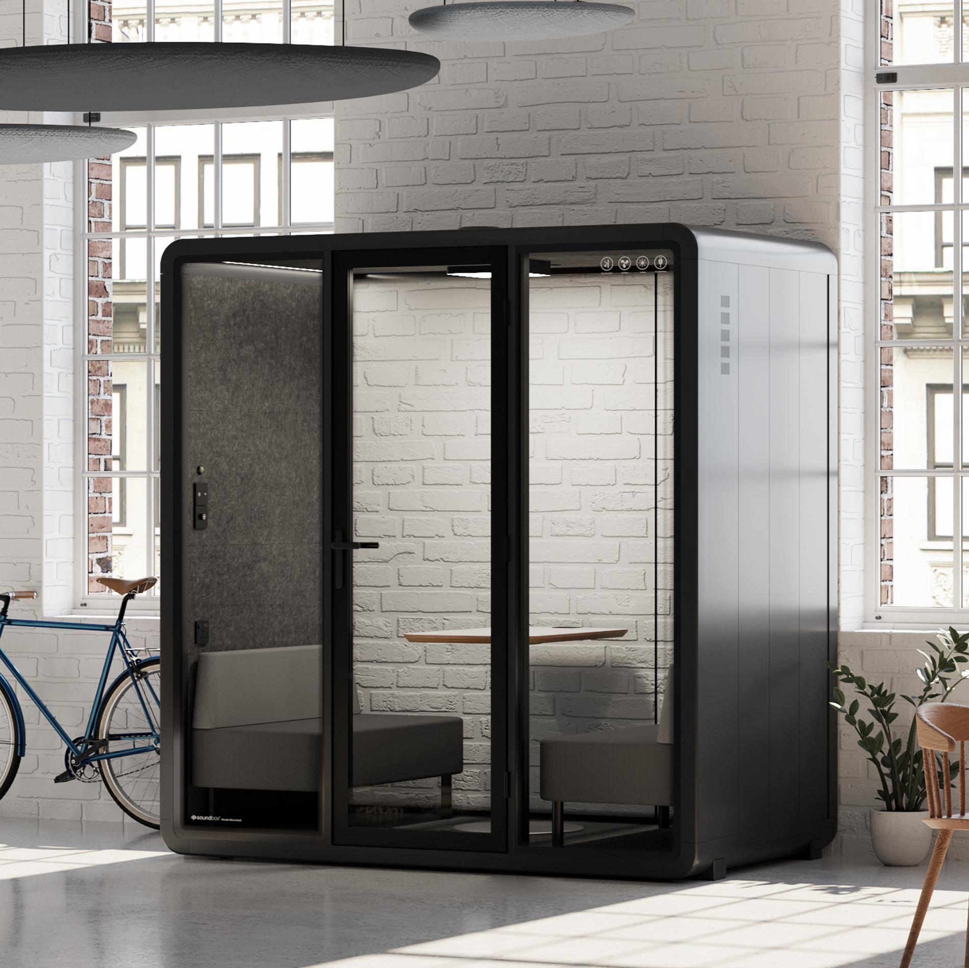 Quell Demi PlusCharcoal / Dark Grey / Furniture Set 1