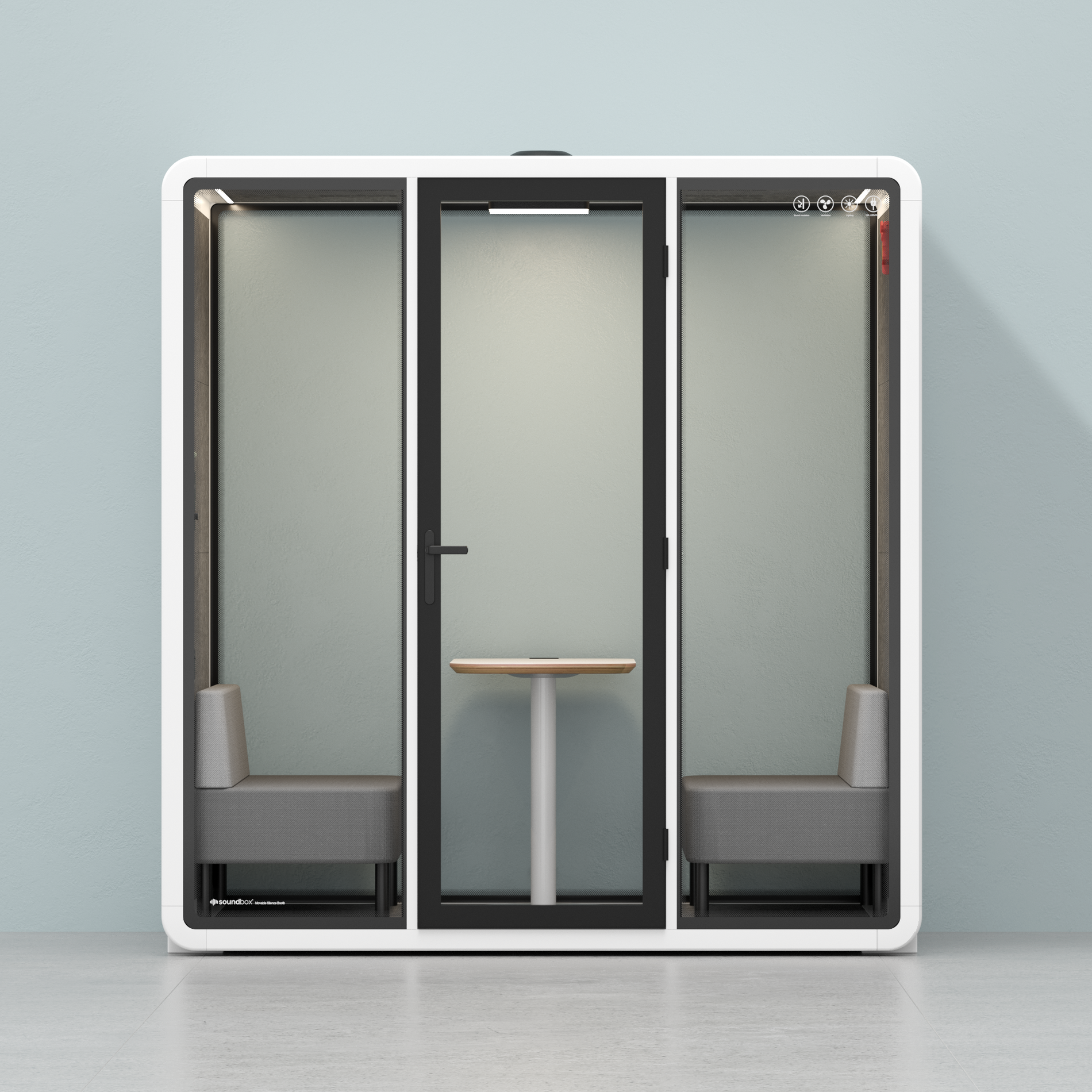 Quell Demi PlusWhite / Dark Grey / Furniture Set 1