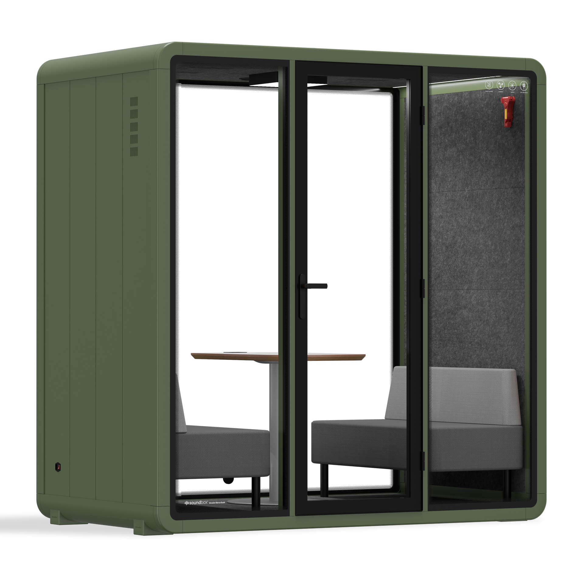 Quell Demi PlusGreen / Dark Grey / Furniture Set 1