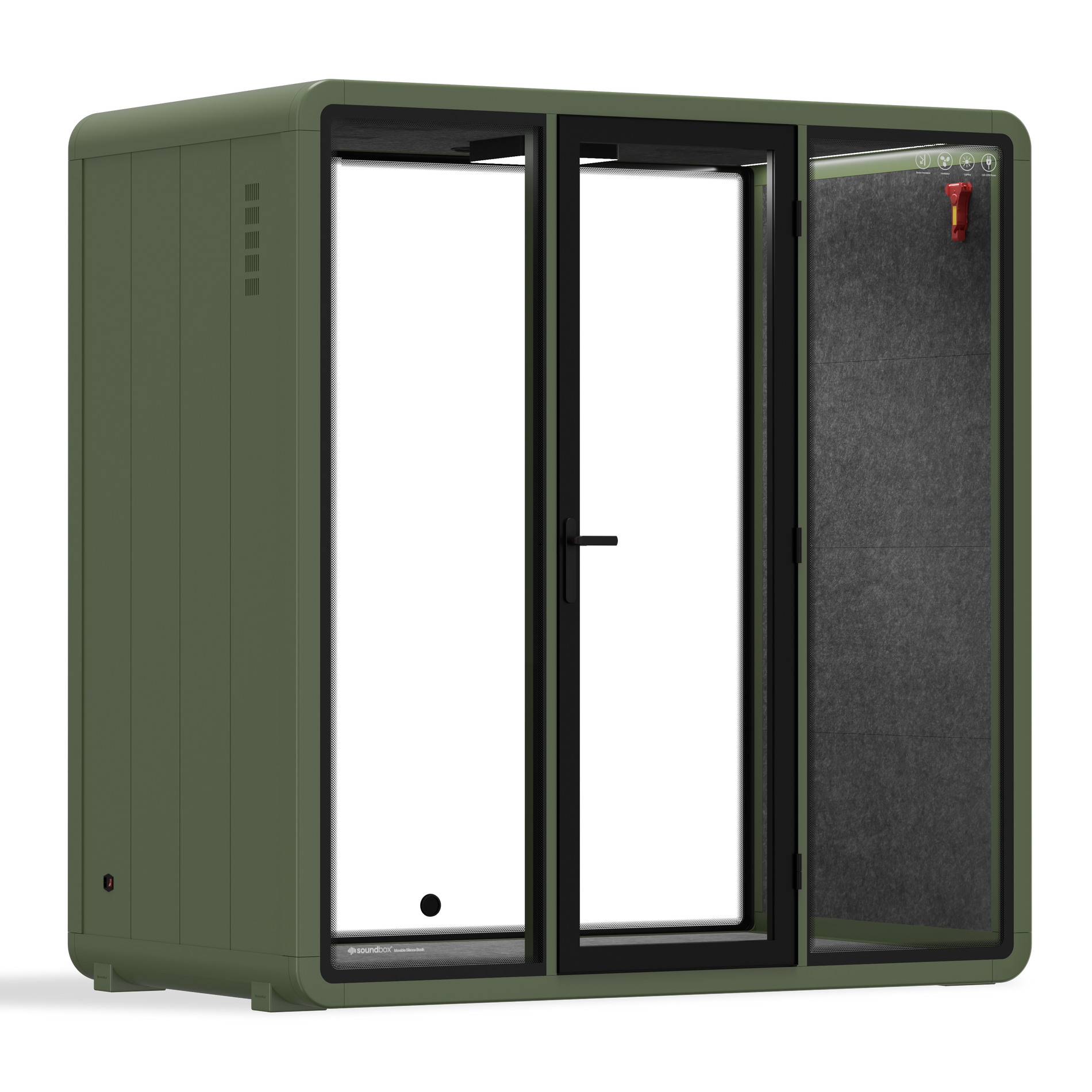 Quell Demi PlusGreen / Dark Grey / No Furniture