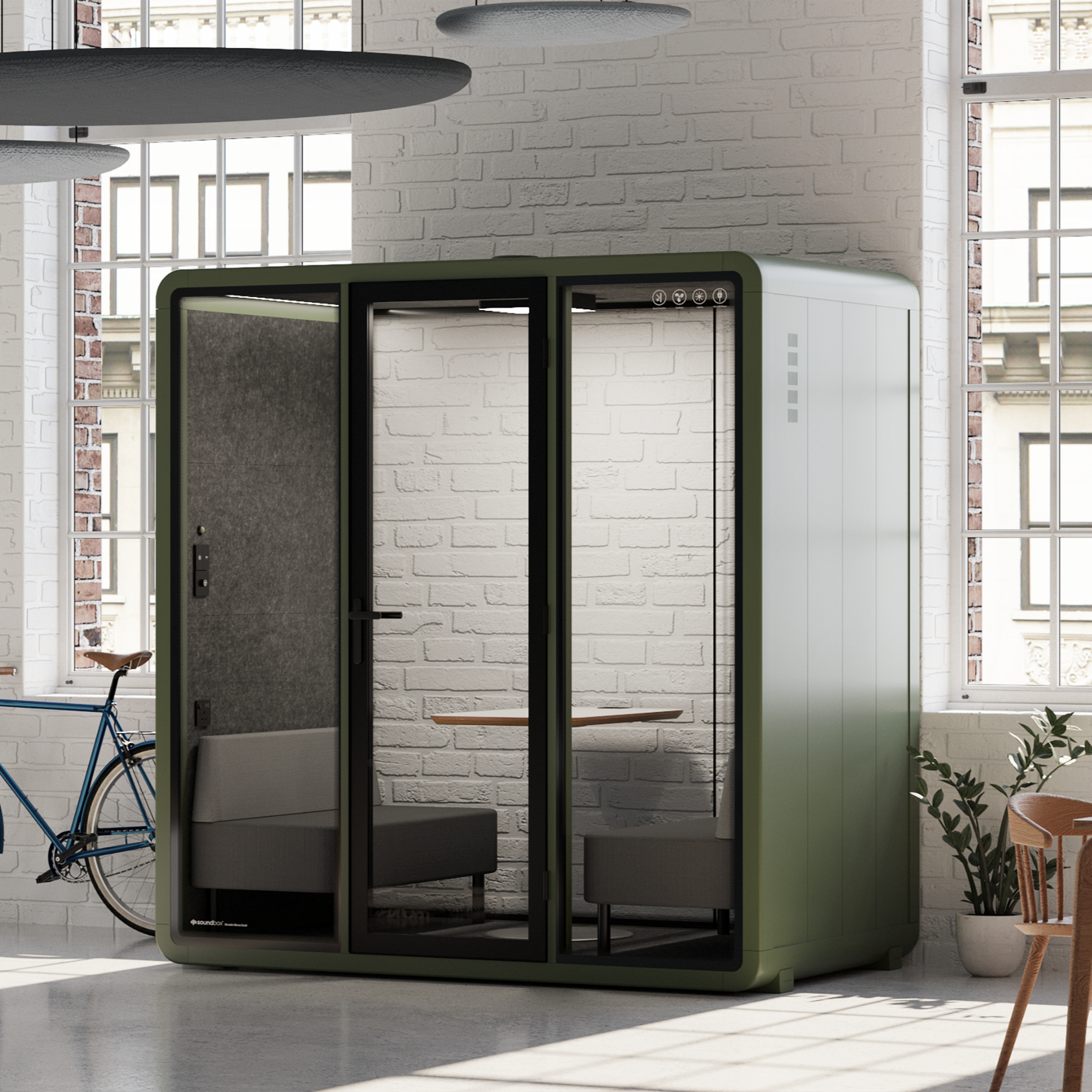 Quell Demi PlusGreen / Dark Grey / Furniture Set 1