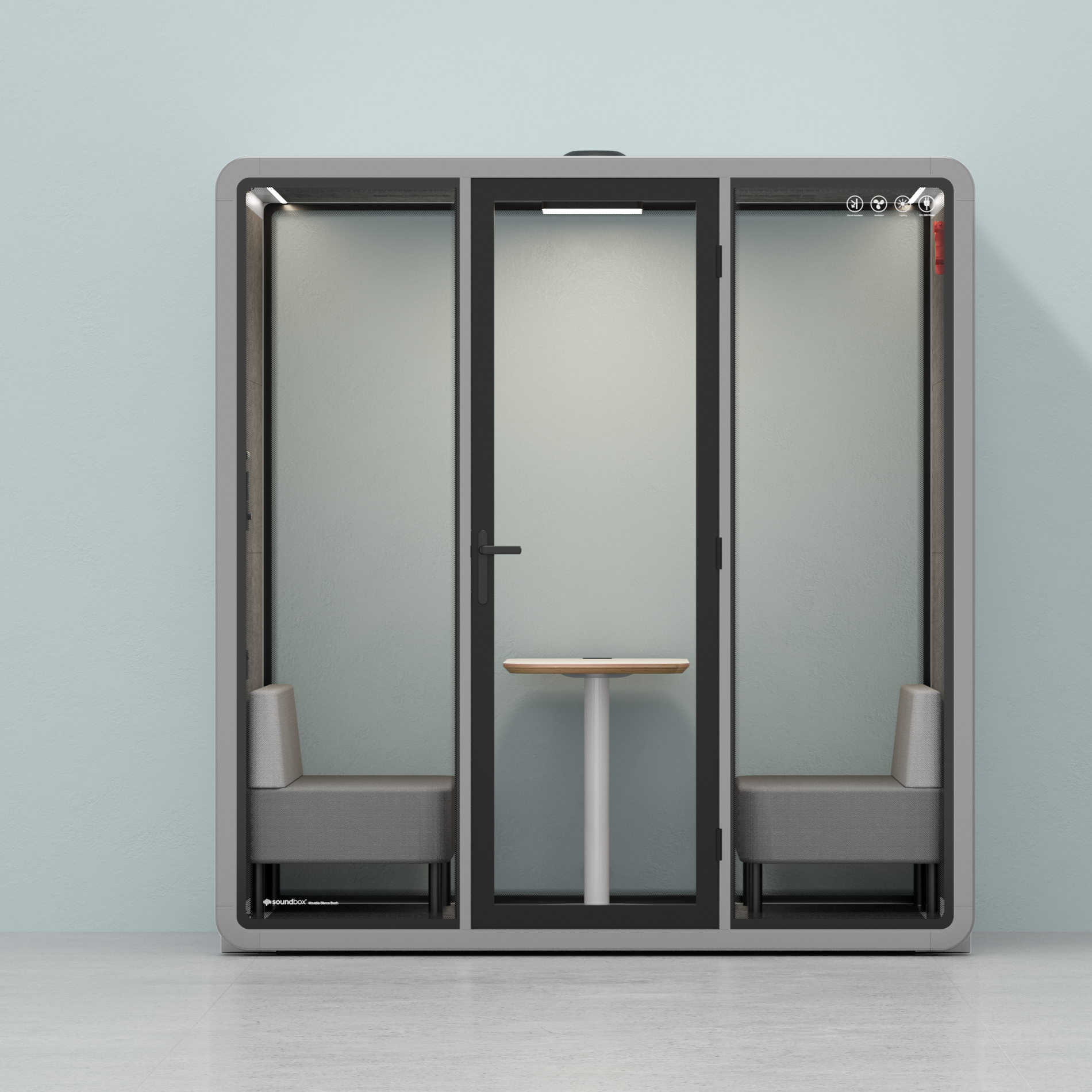 Quell Demi PlusLight Grey / Dark Grey / Furniture Set 1