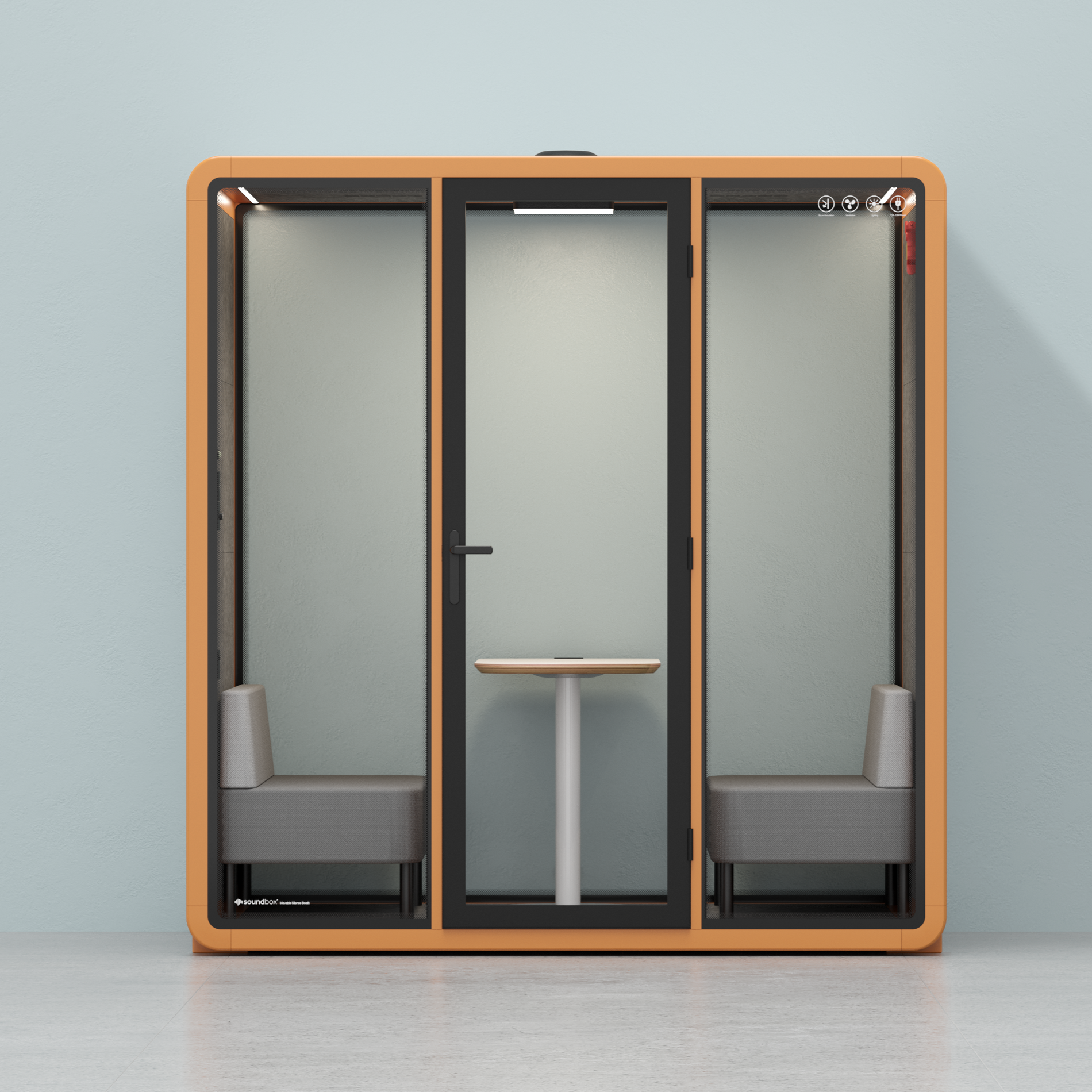 Quell Demi PlusOrange / Dark Grey / Furniture Set 1