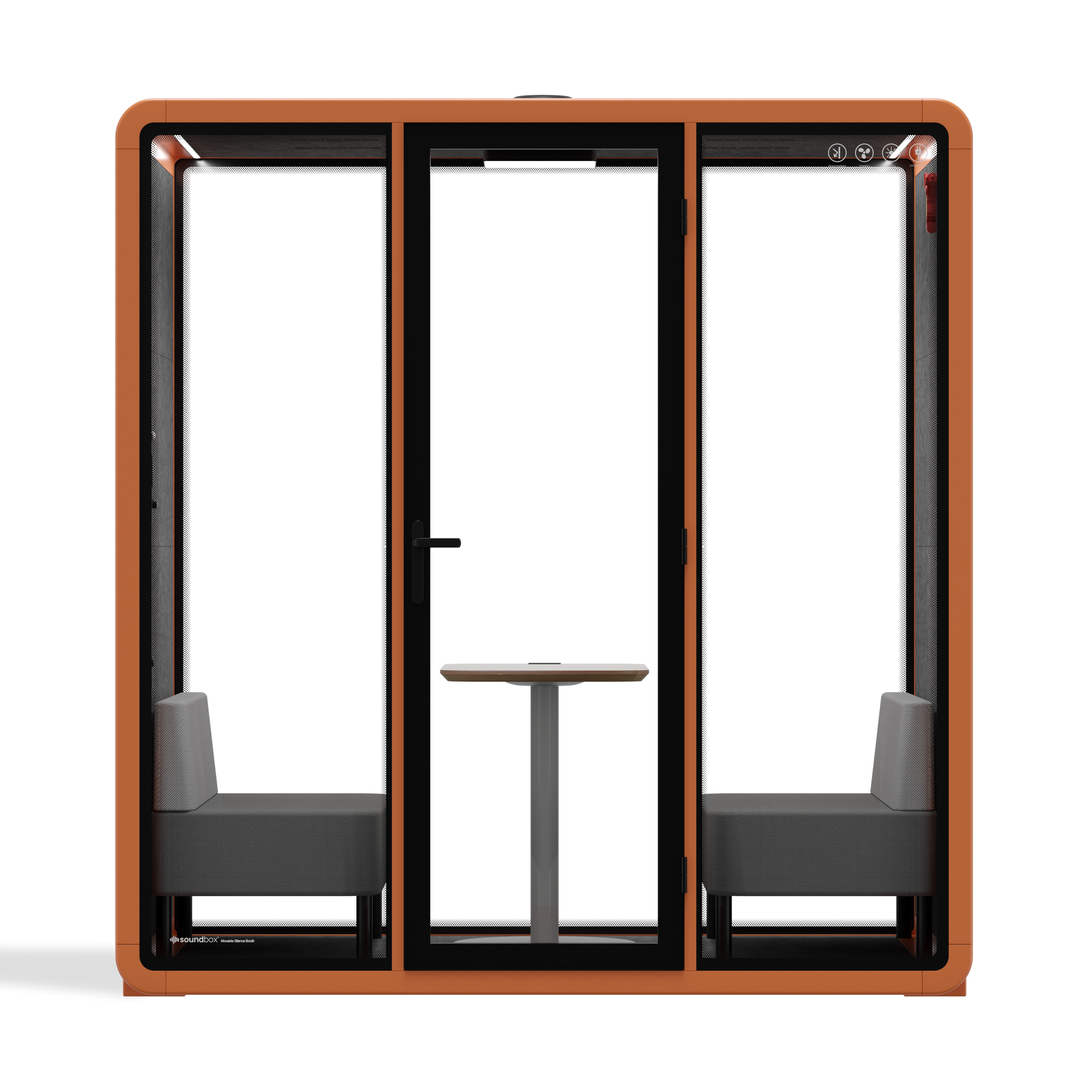 Quell Demi PlusOrange / Dark Grey / Furniture Set 1