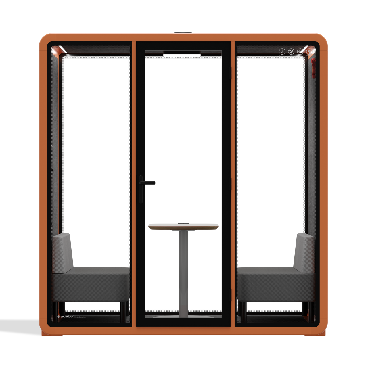 Quell Demi PlusOrange / Dark Grey / Furniture Set 1