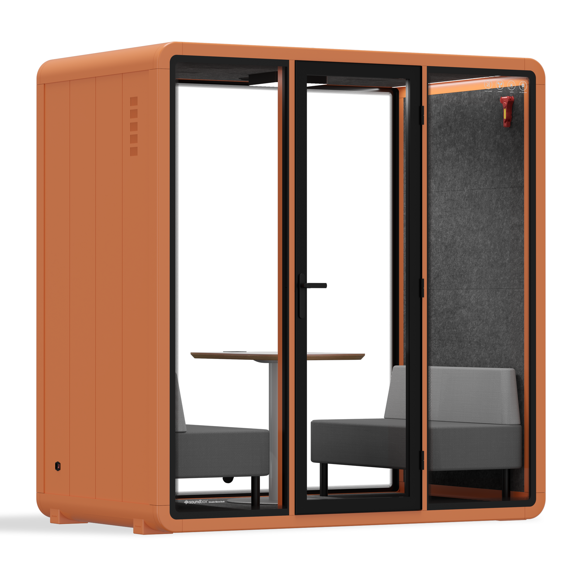 Quell Demi PlusOrange / Dark Grey / Furniture Set 1