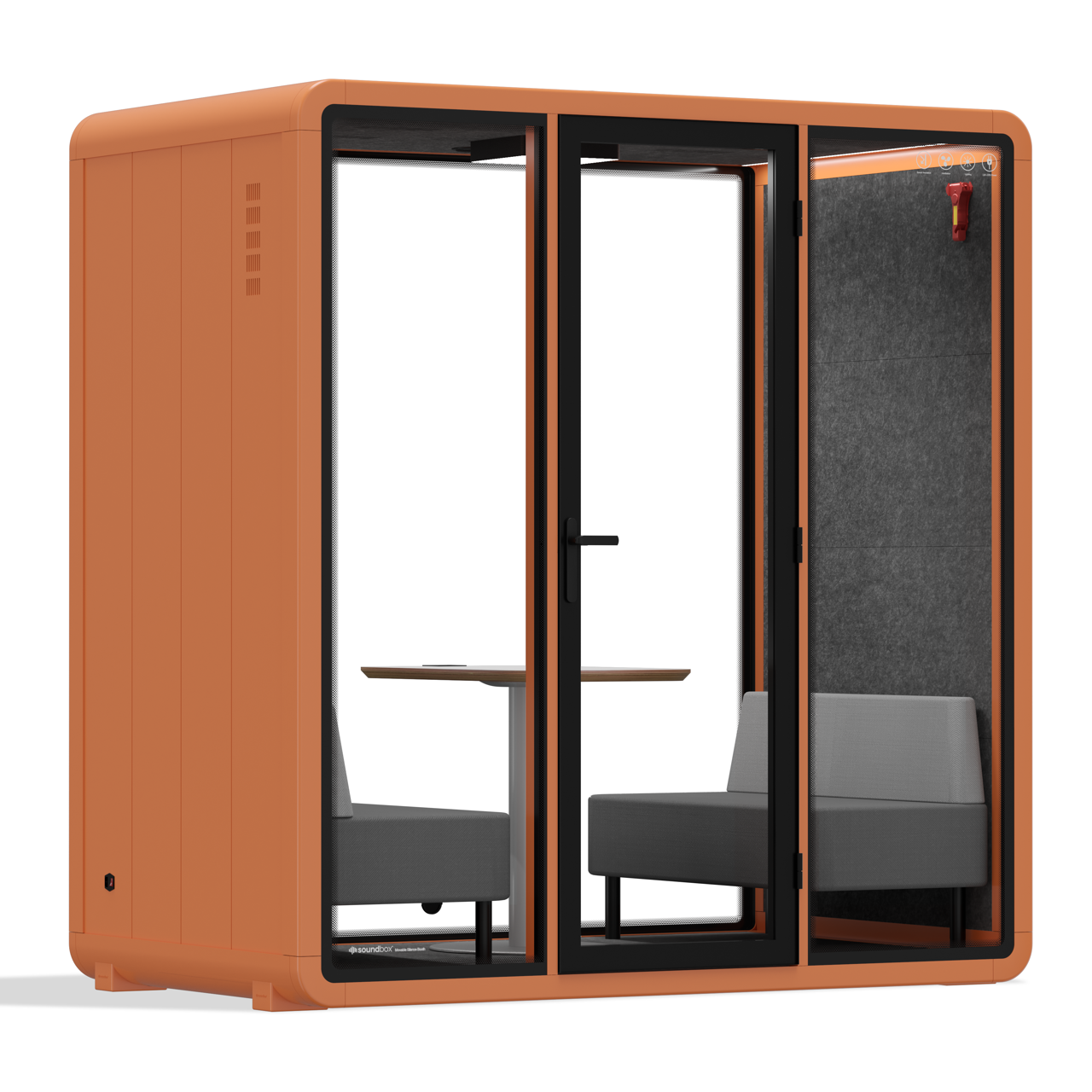 Quell Demi PlusOrange / Dark Grey / Furniture Set 1