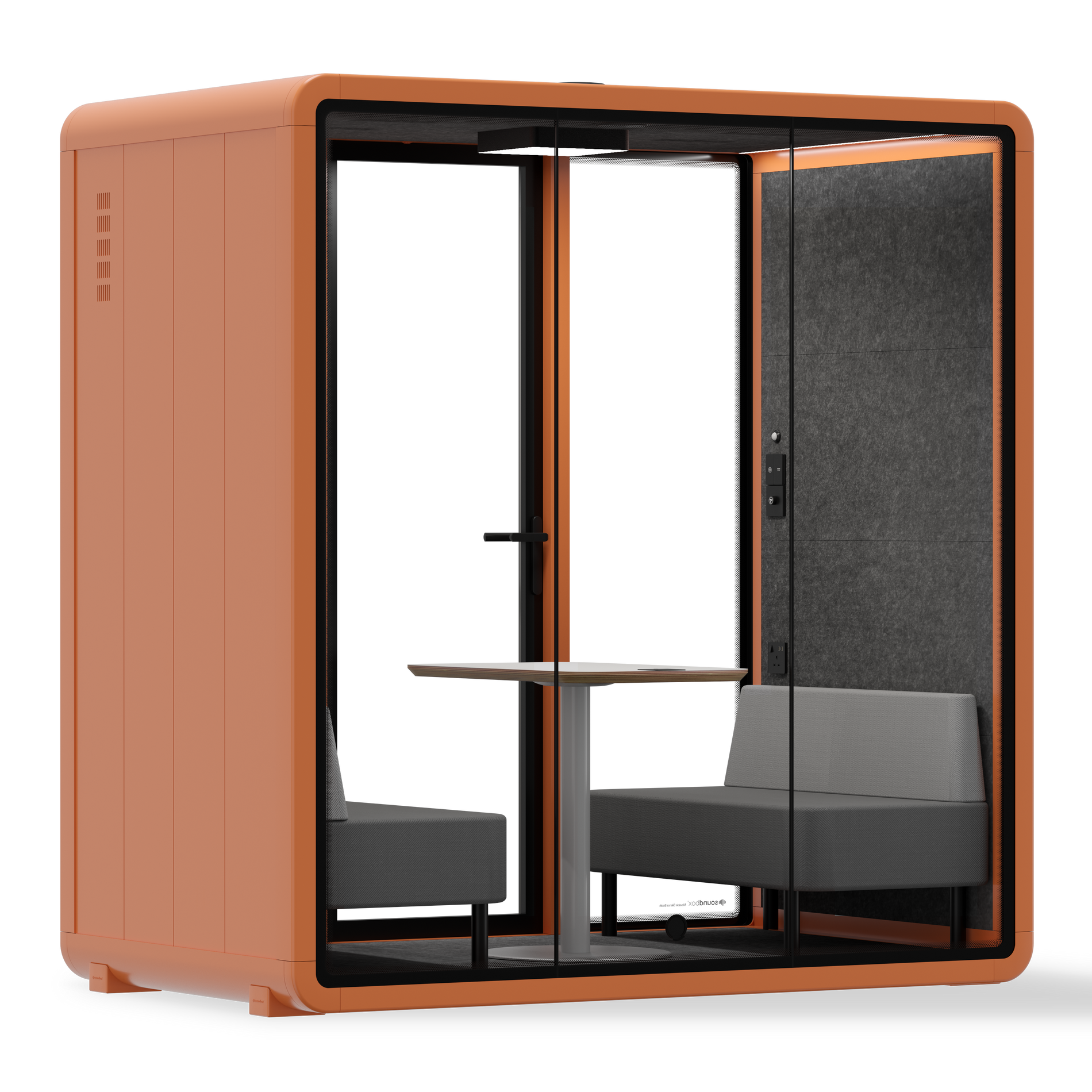 Quell Demi PlusOrange / Dark Grey / Furniture Set 1