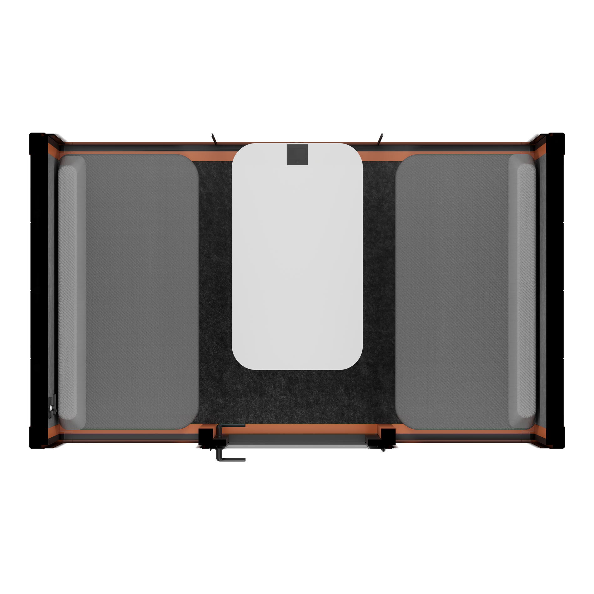Quell Demi PlusOrange / Dark Grey / Furniture Set 1