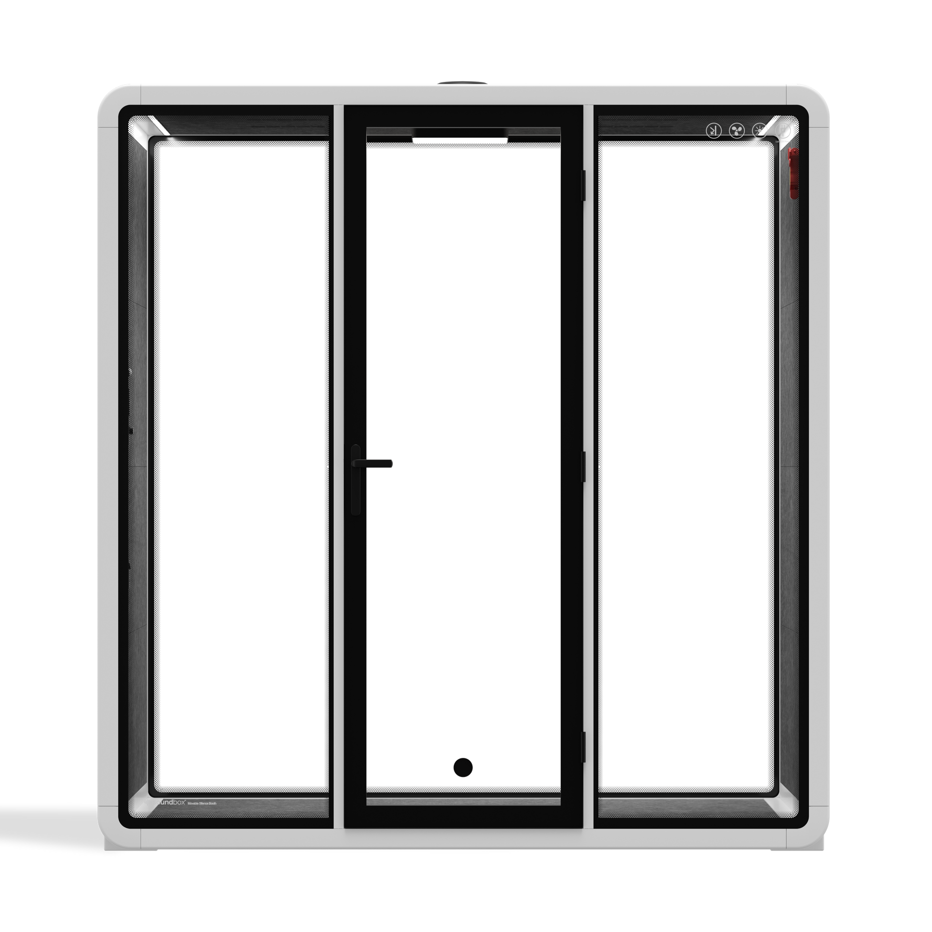 Quell Demi PlusWhite / Dark Grey / No Furniture